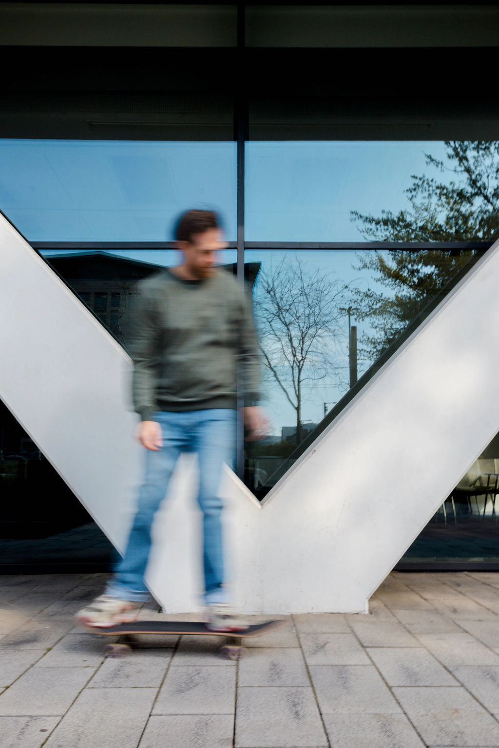 Urban Fit BICOLOR CREWNECK / PINE