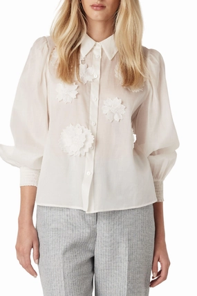 Clean Street Look ShrinkResistantFabric MIRAGE BLOUSE - CSS25325