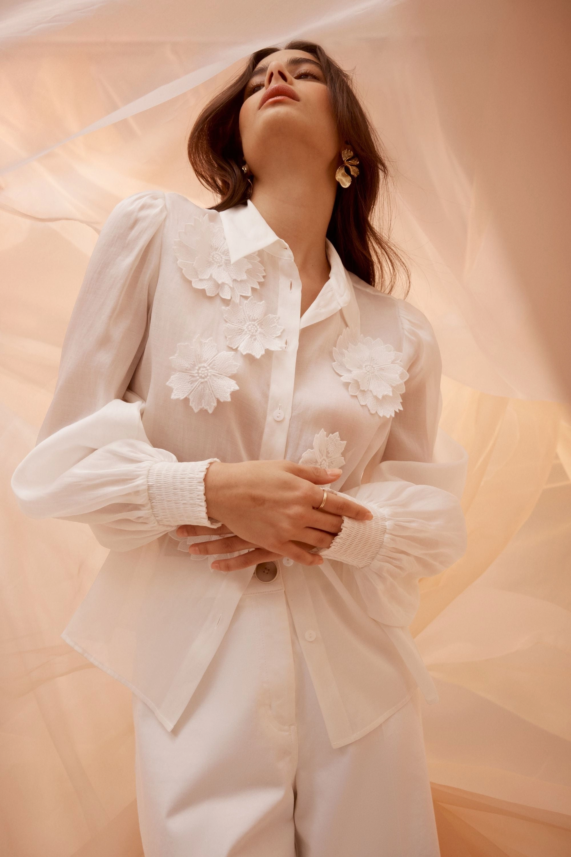 AntiSnag Lining Material Wind Resistant Coating MIRAGE BLOUSE - CSS25325