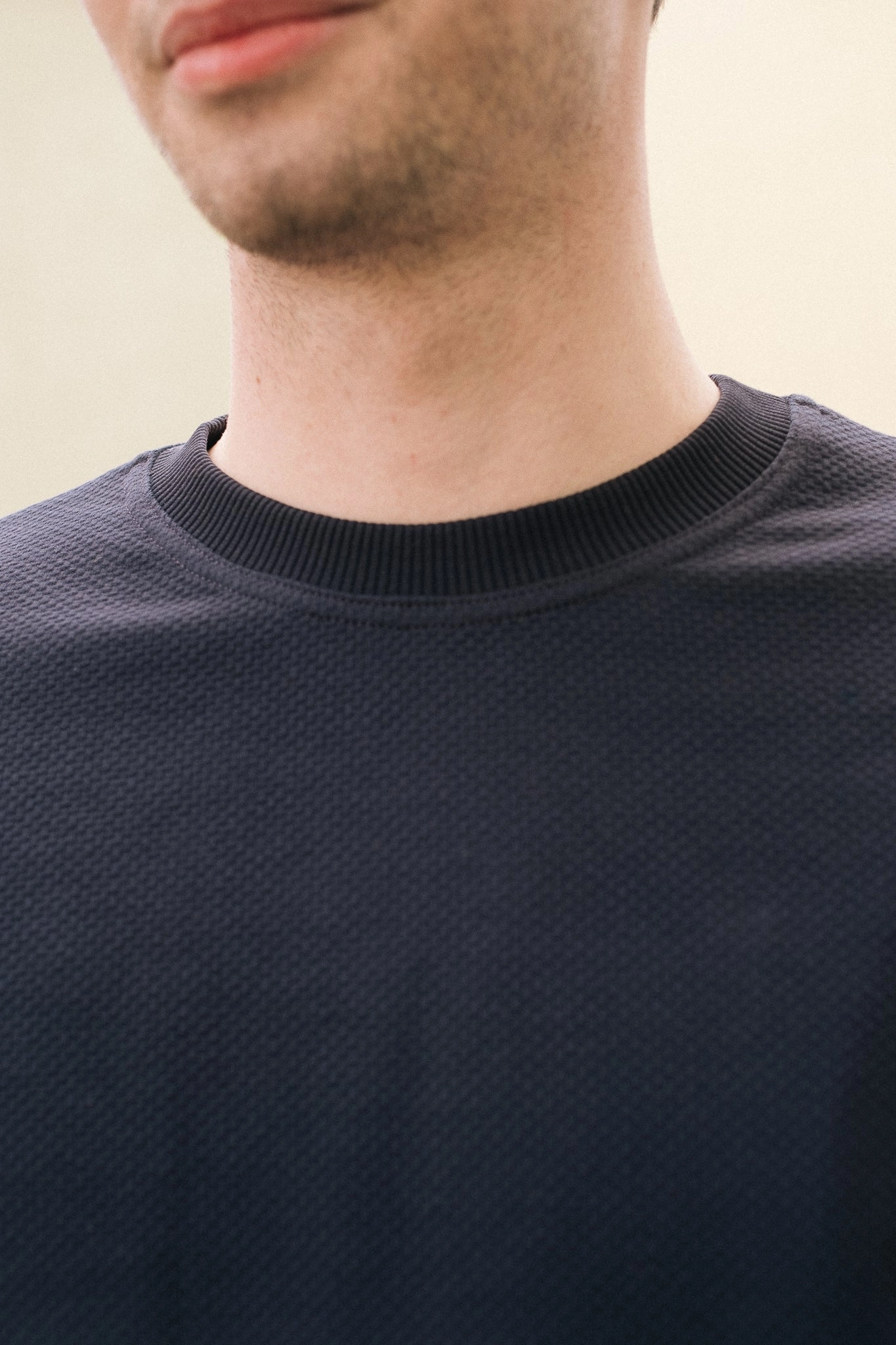 product holiday wear celebration Relaxed Apparel CREWNECK /  3D NAVY