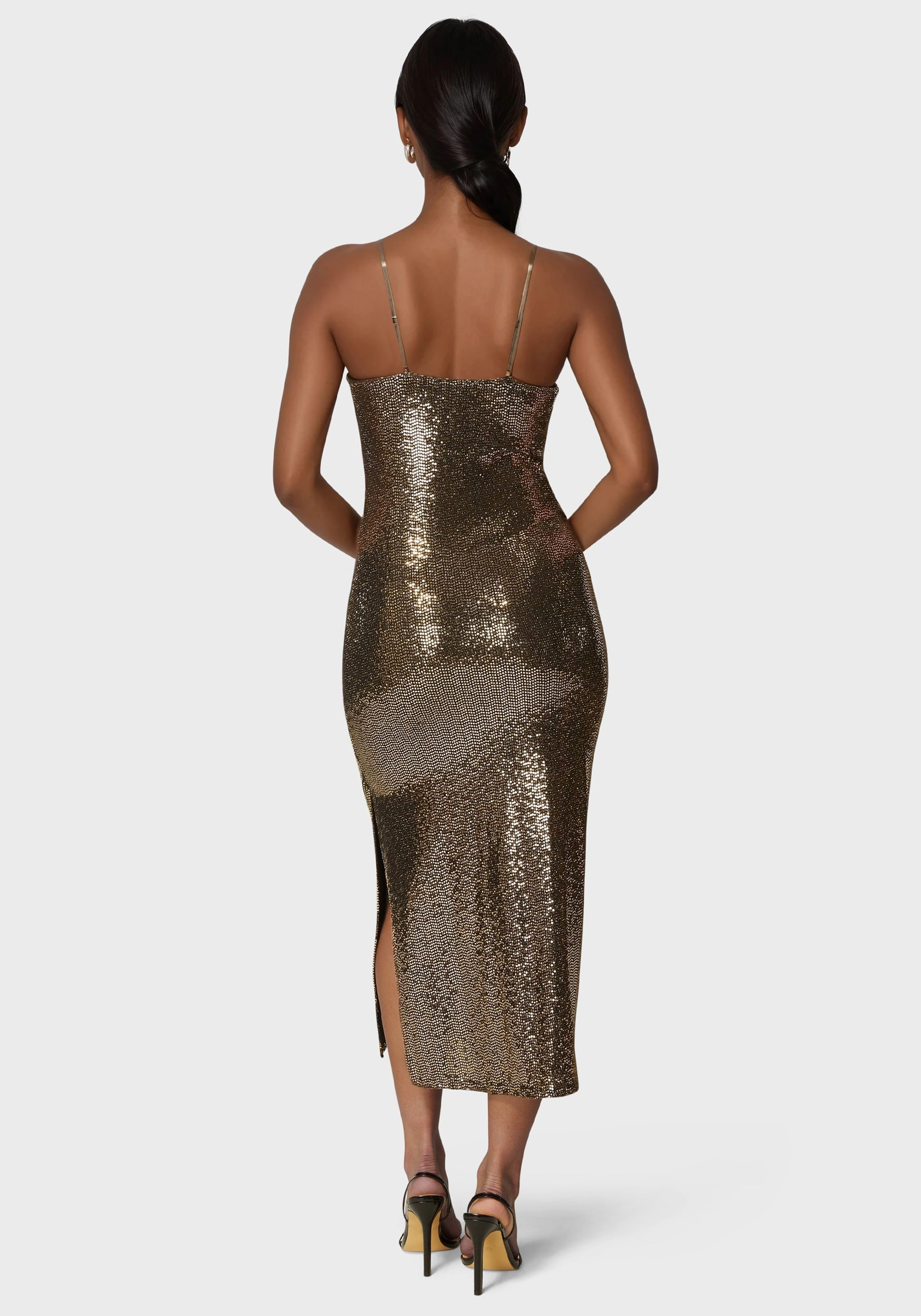 Effortless Fit Spaghetti Gown Long Slim Maxi