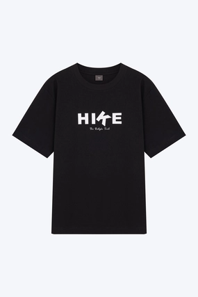 Modern Hike Tee - Black Moisture Management Fabric LightweightTexture