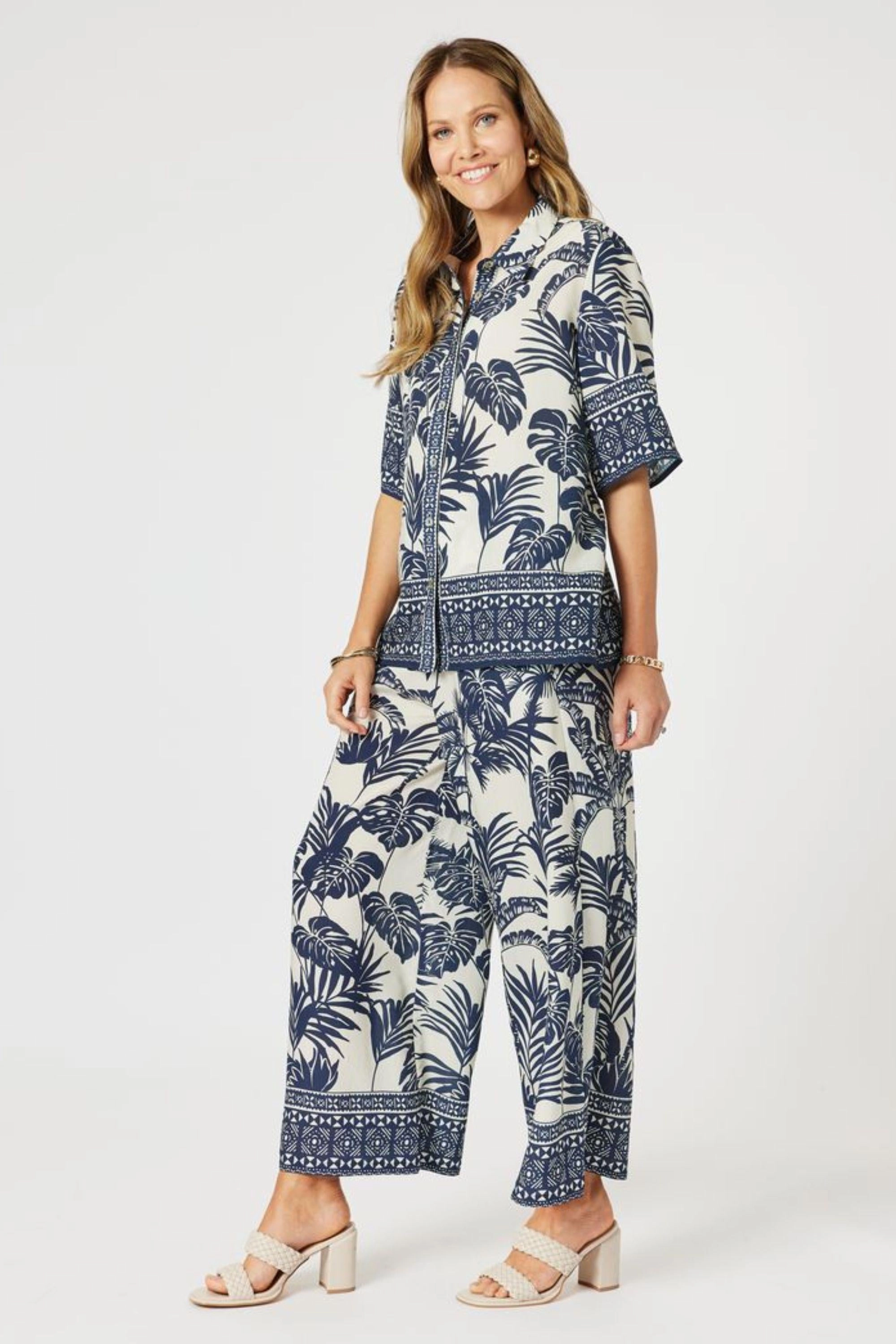 PALM COVE SHIRT - 48161HV UV Protective Fabric Formal Elegance