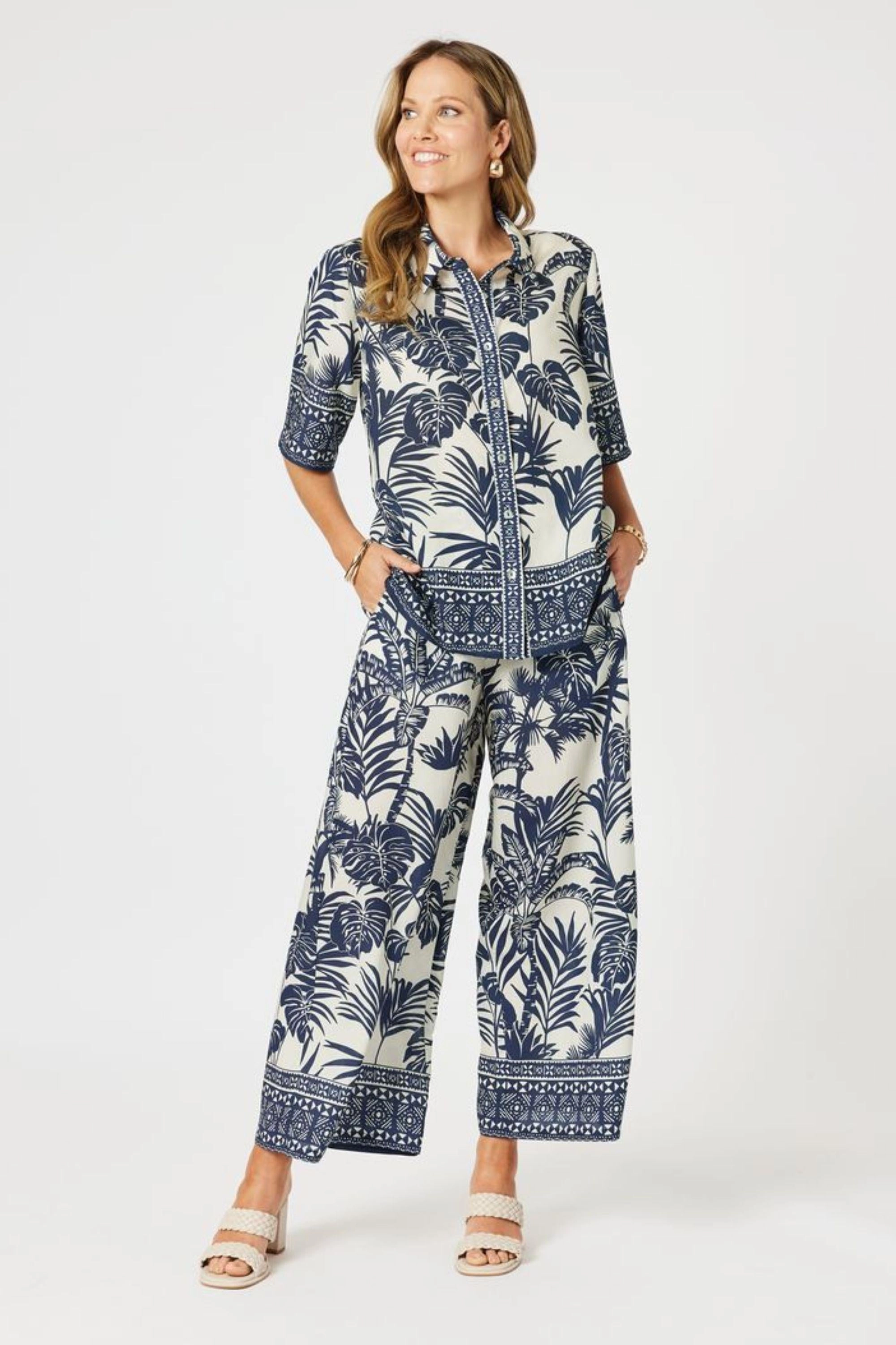 Mature appeal PALM COVE SHIRT - 48161HV