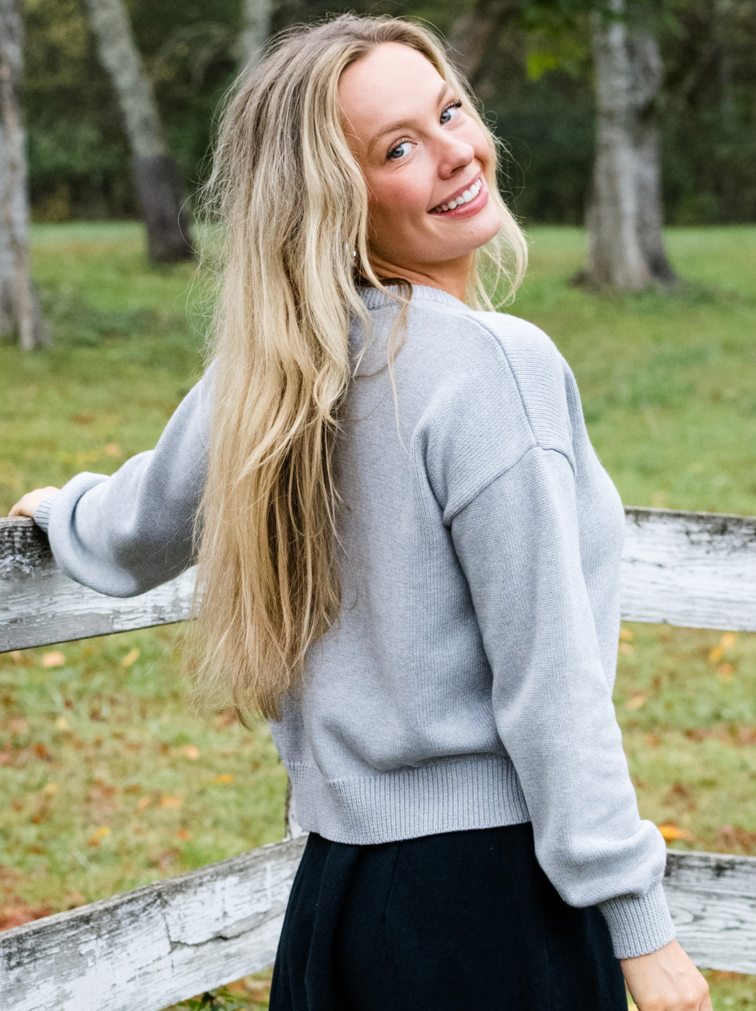 Chill Layers Willow Classic Cardigan - Heather Grey