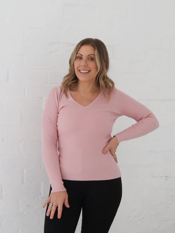 Dawson Knit Top - Pink Flex Dry Fabric System Plain look