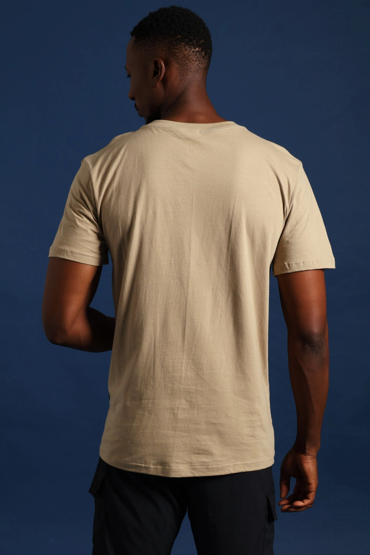 Forest Trail Bridge Photo Tee - Taupe Skin Friendly Blends Tight fit sexiness