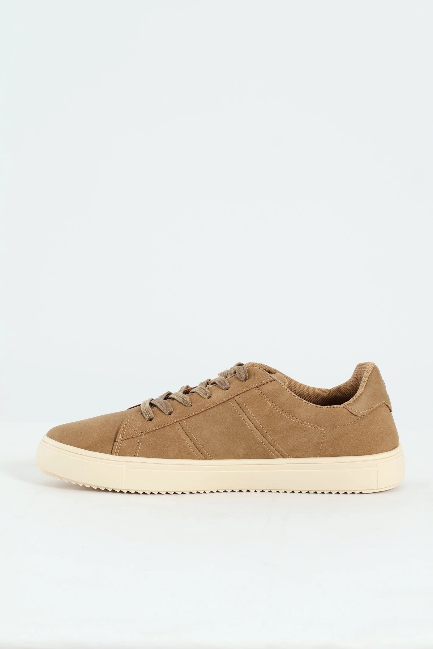 Mono Lace Up Sneaker - Taupe Canvas Zero Noise