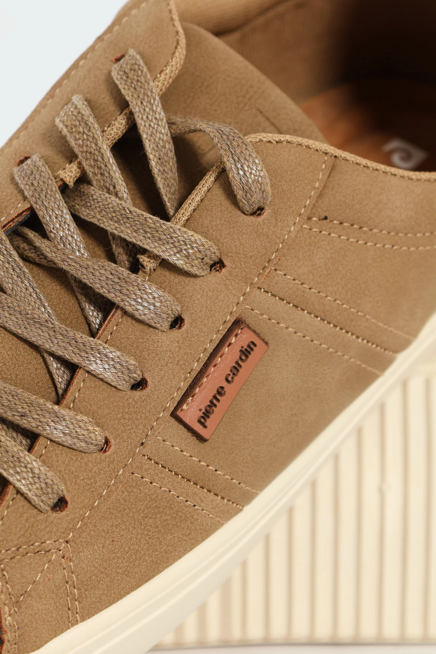 Mono Lace Up Sneaker - Taupe Ventilation Port System