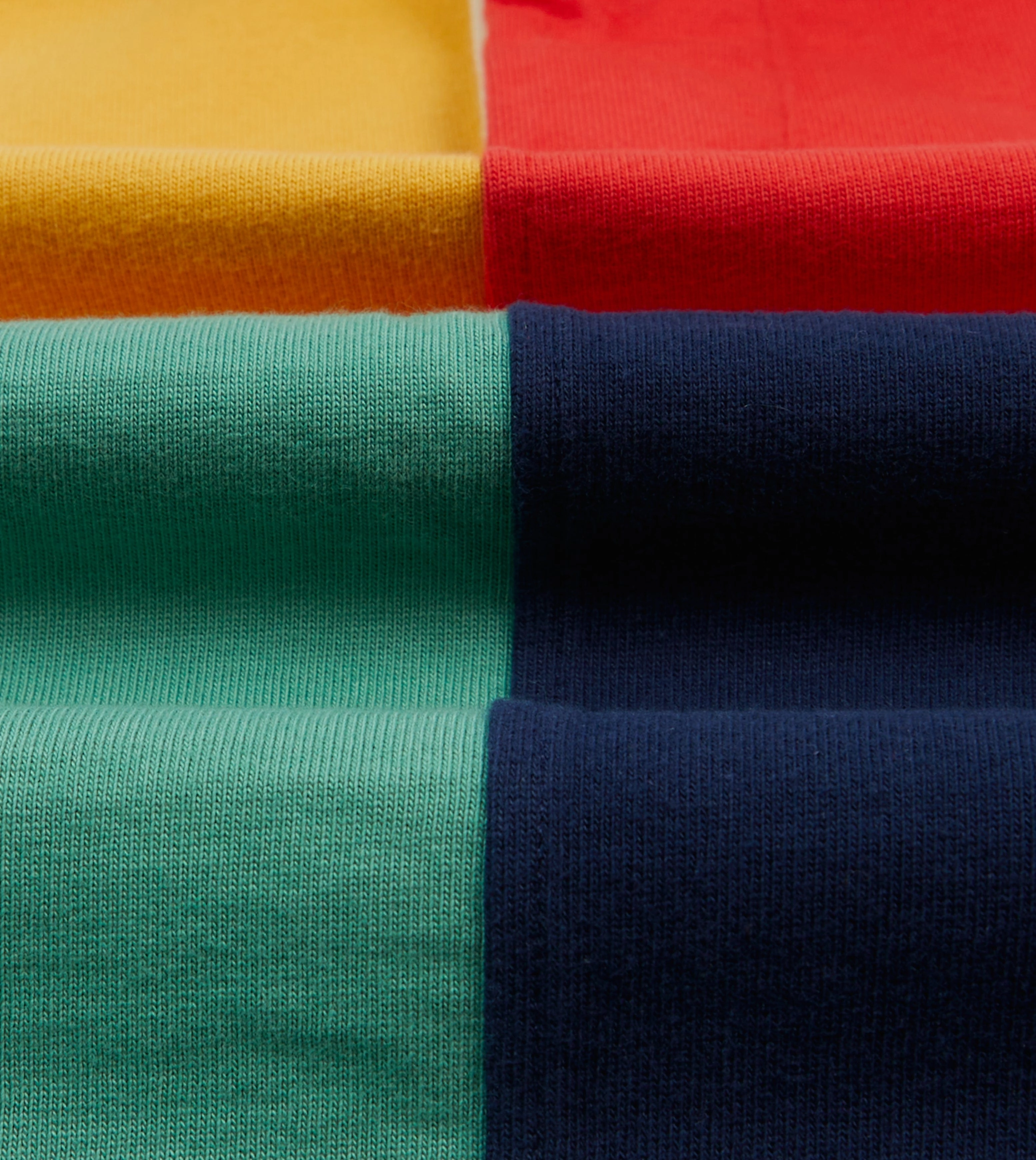 Street Fashion Multi Panelled Cotton Rugby Shirt