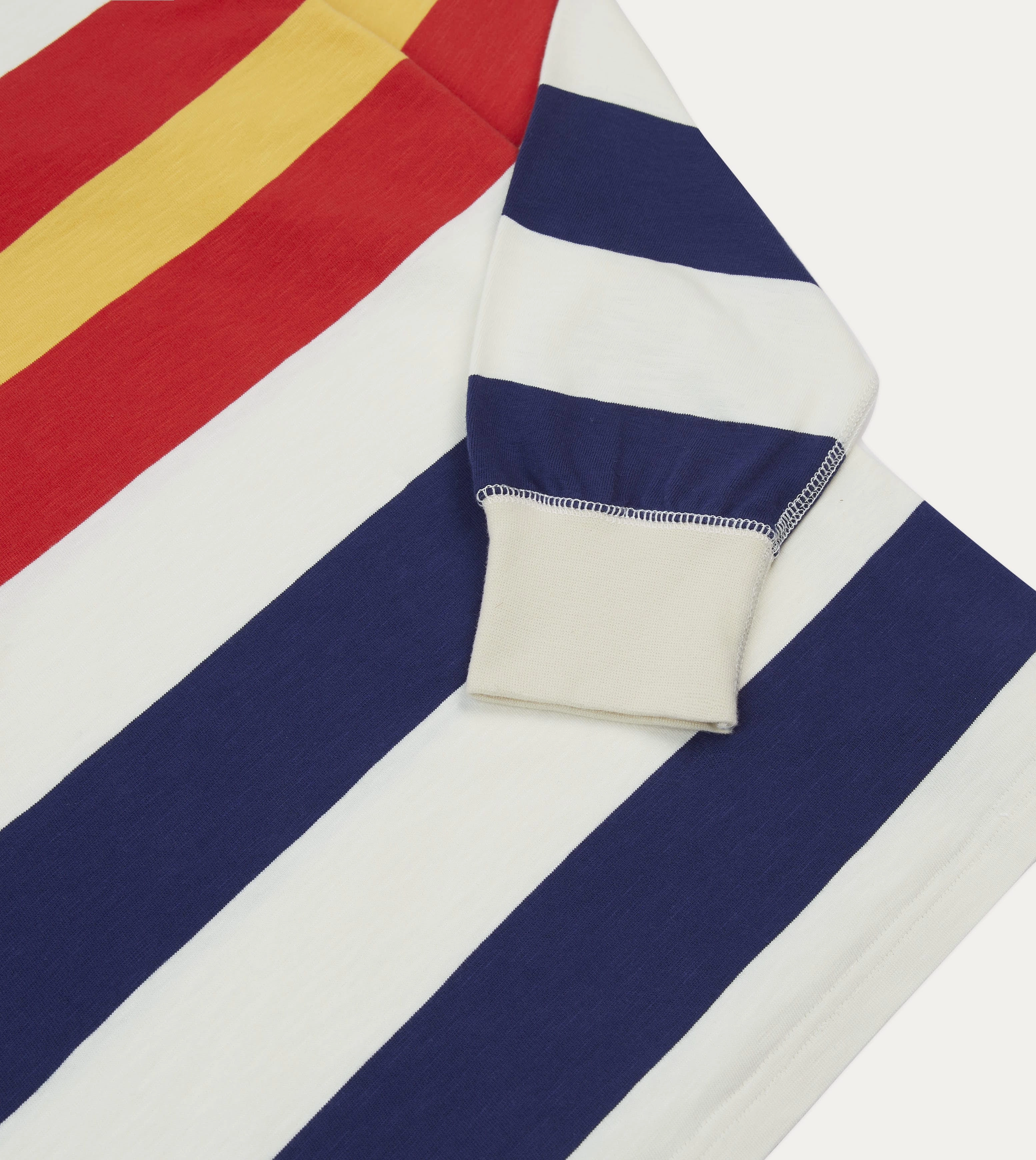 Multi Stripe Flam?? Cotton Rugby Shirt Corporate Retreat