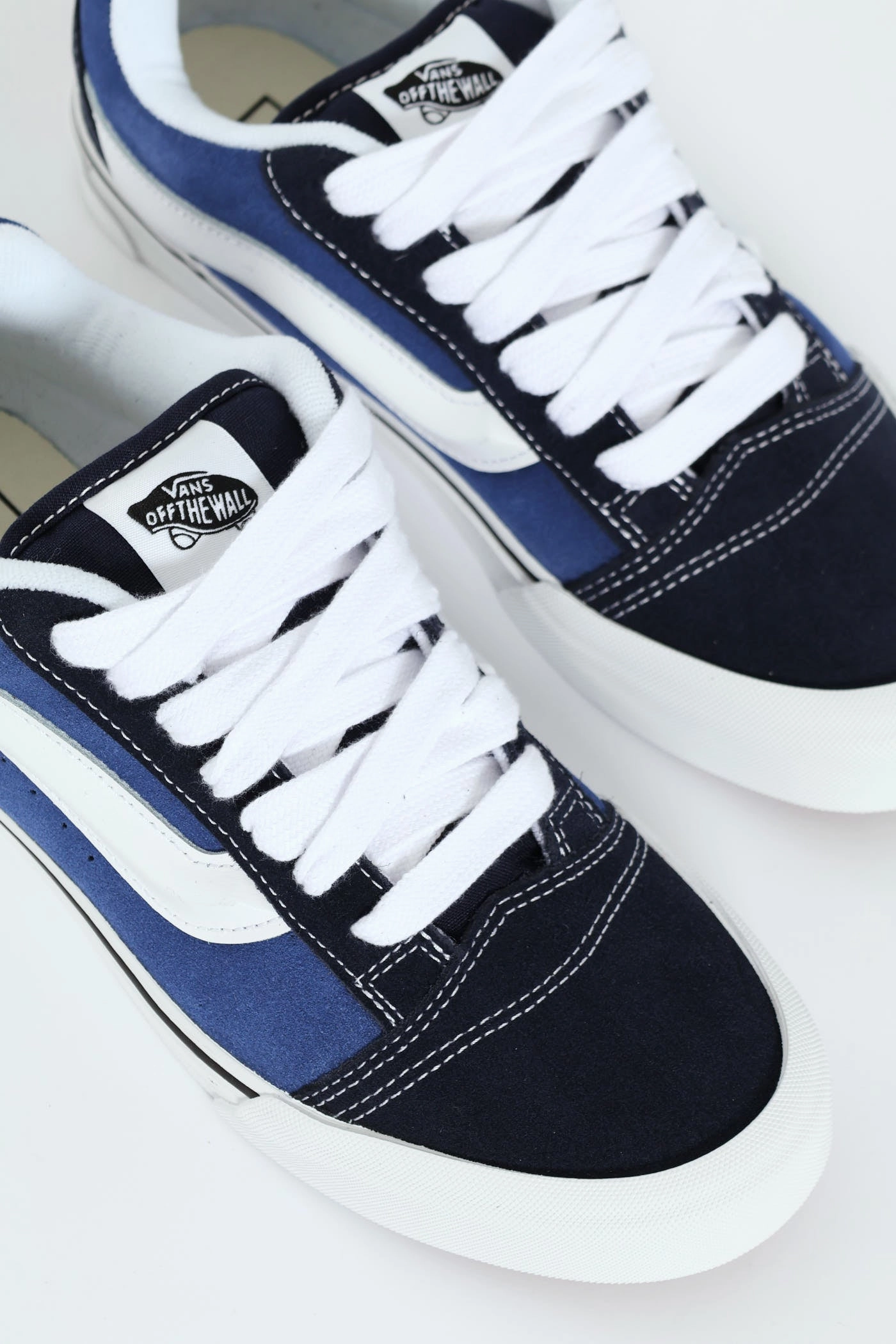 Knu Skool Chunky Lace Up Sneaker - Navy/White Stylish Wear Urban Training