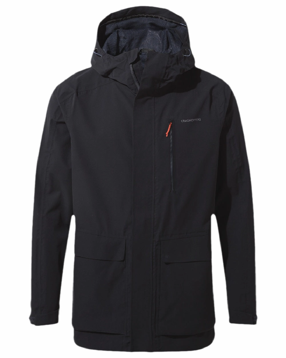 Green Material Craghoppers Mens Lorton Stretch Waterproof Jacket