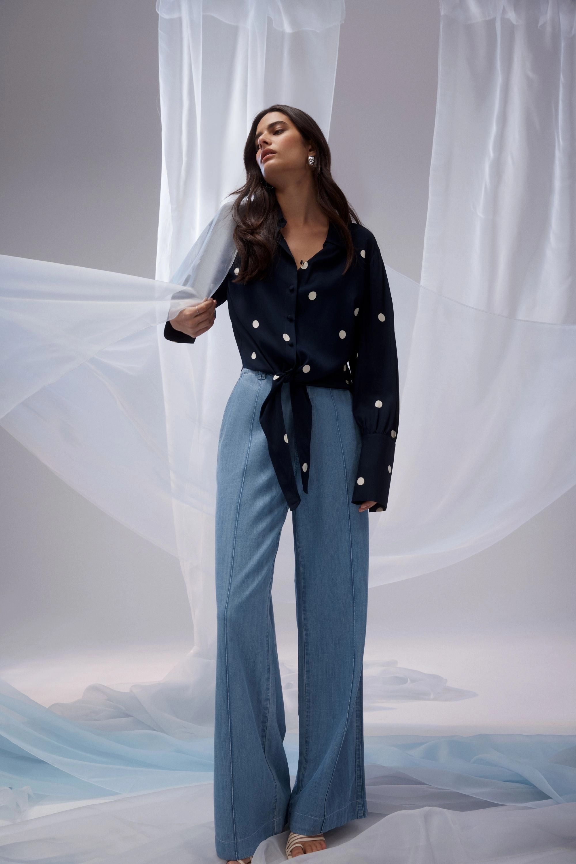 MUSE BLOUSE - CSS25309 Breathable Material