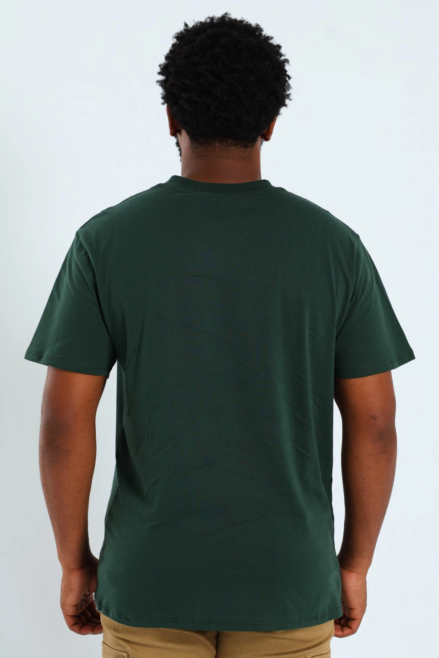 Music CD Front Print Tee - Green Luxury clothing Relax Comfort Style