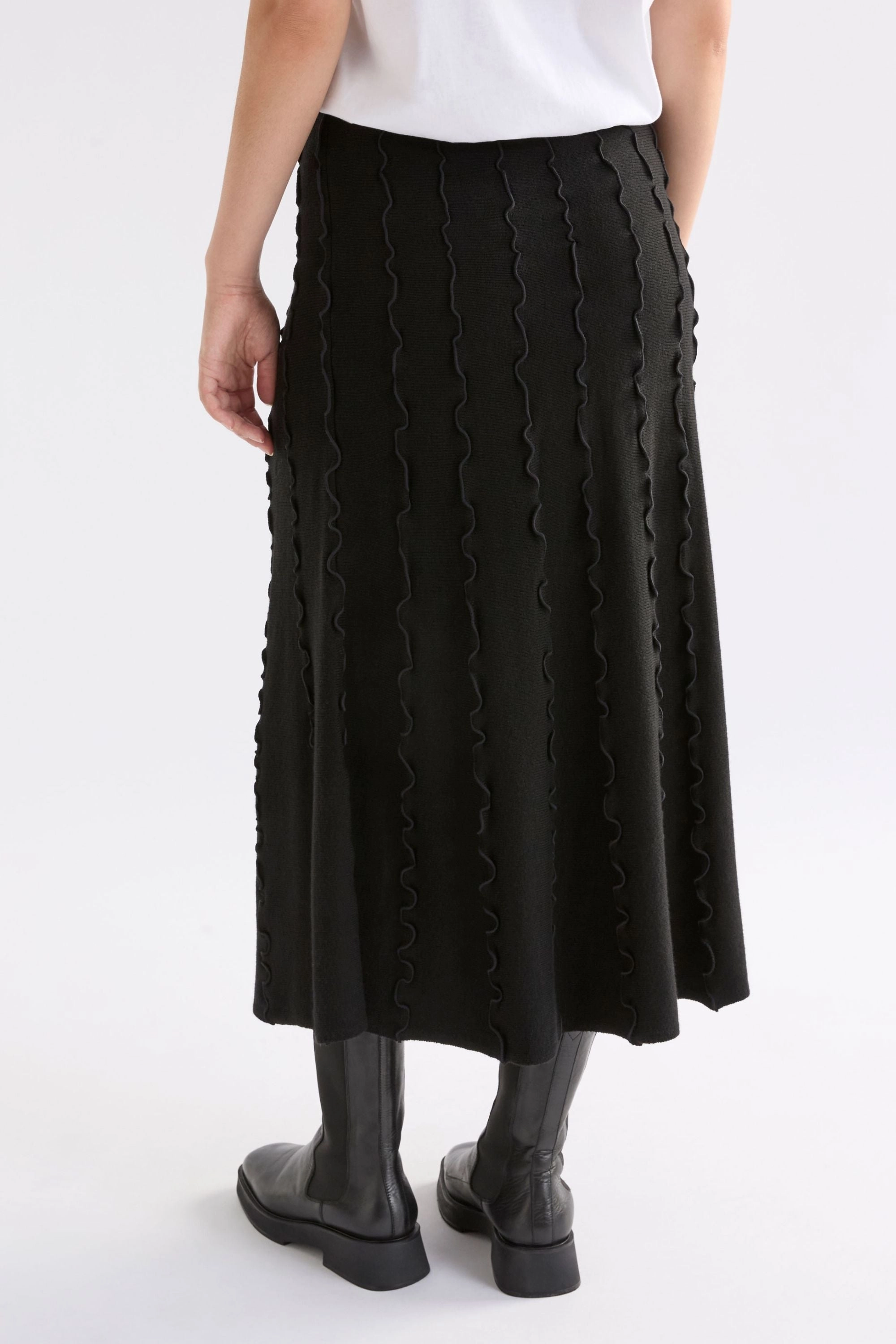 muted tone MUSSE KNIT SKIRT - K0151