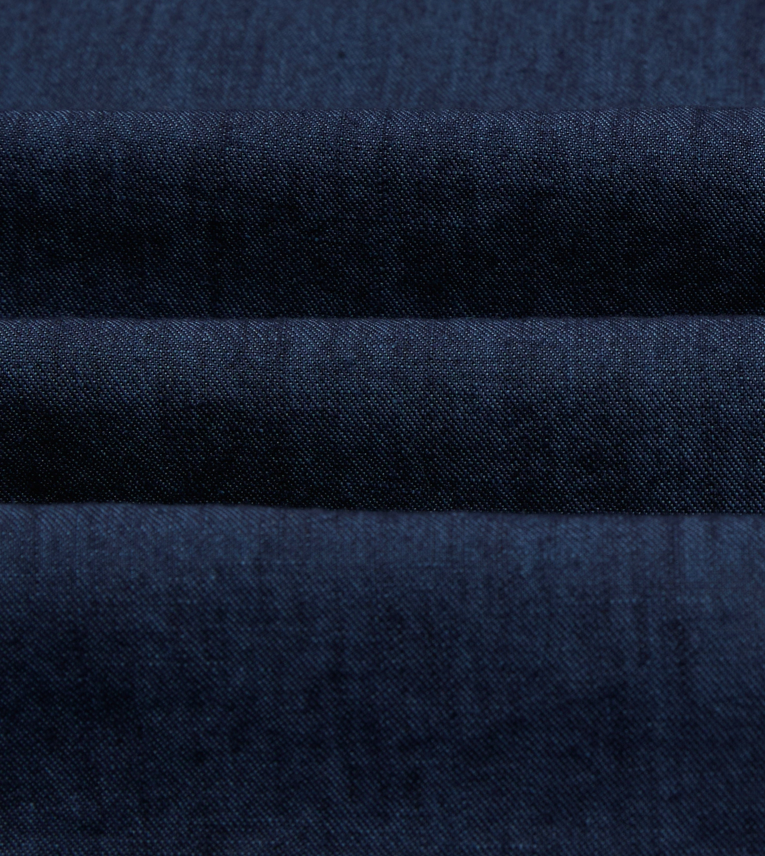 Navy Cotton Linen Two-Pocket Work Shirt Unmatched comfort