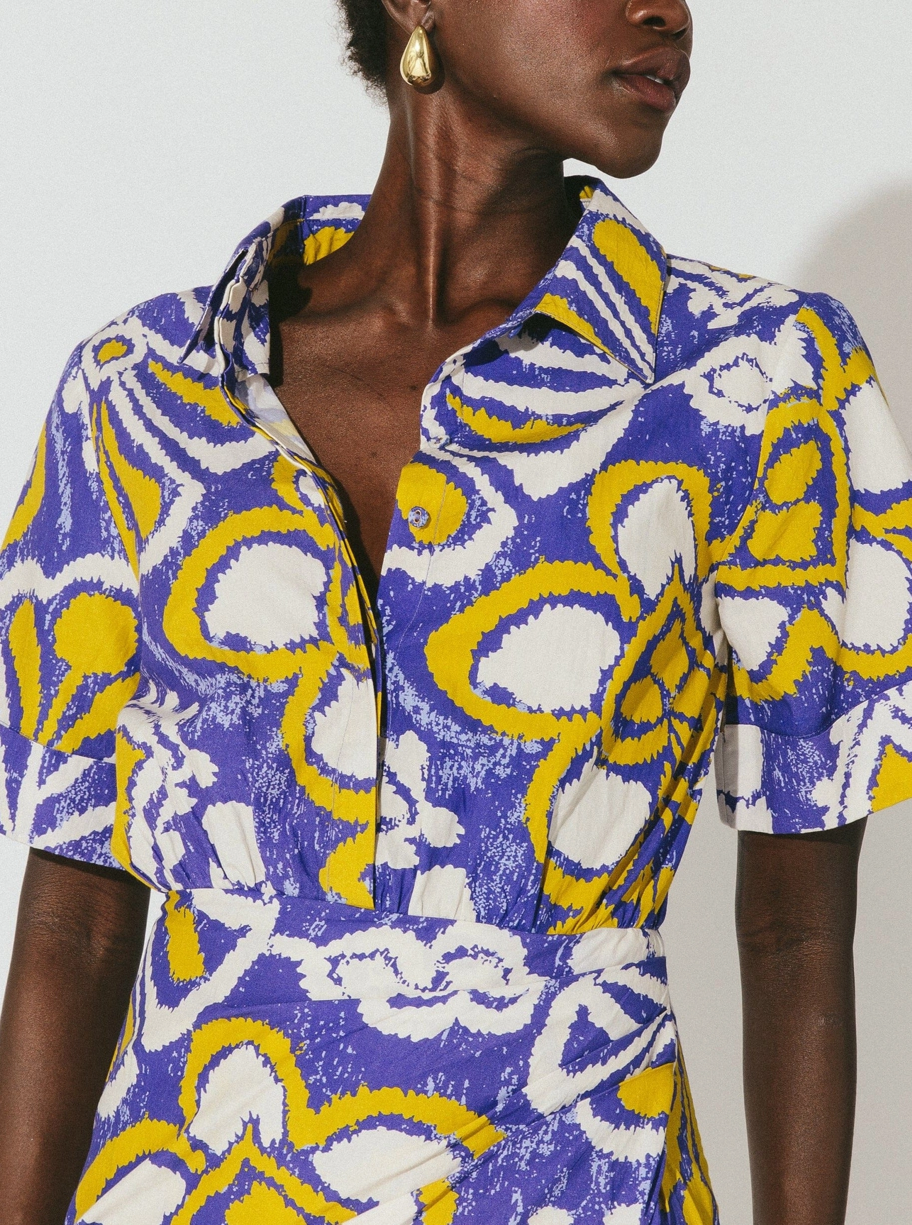 Mix-And-Match Shonda Midi Dress - Azores