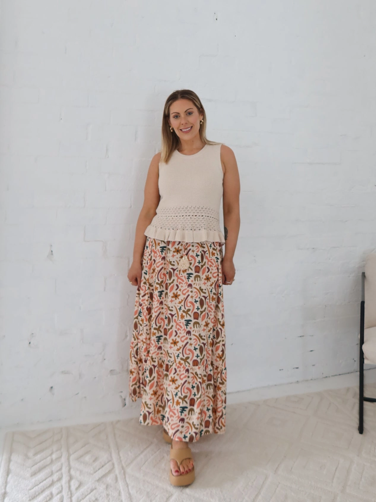 Sable Skirt Elasticized Cuff Chill Look