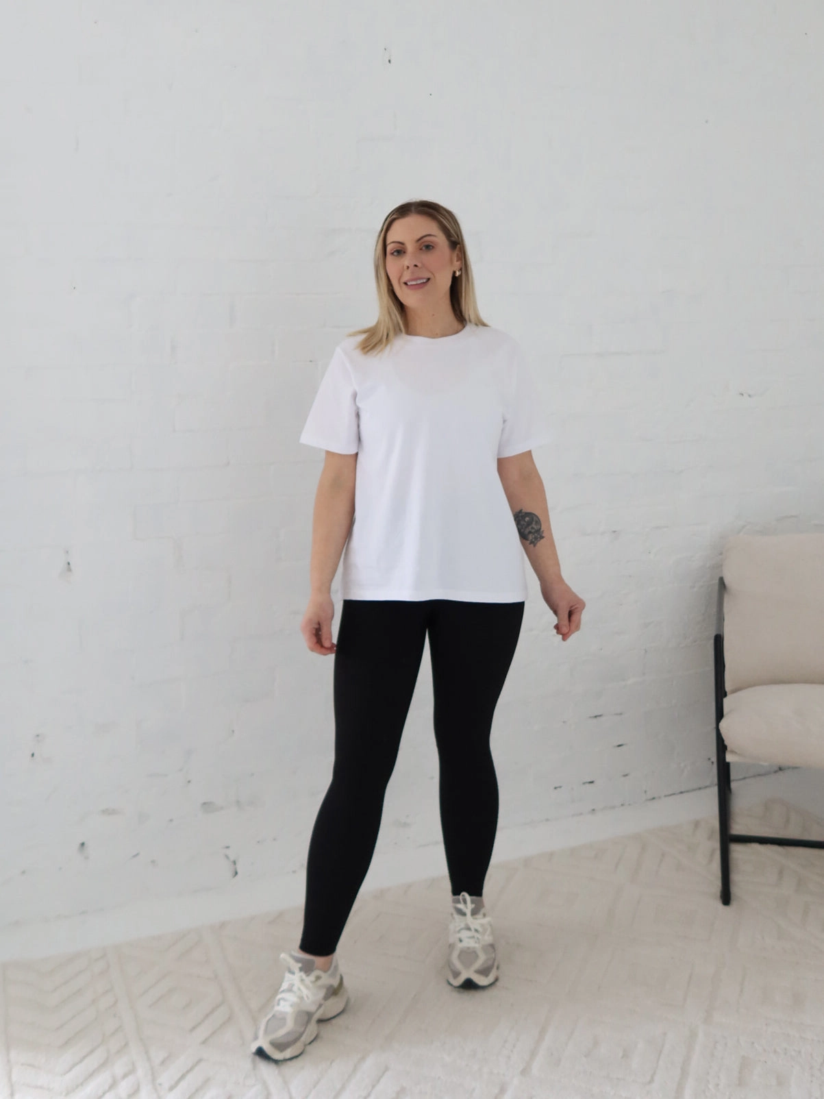 Professional Wear Cozy Fit Nellie Tee - White