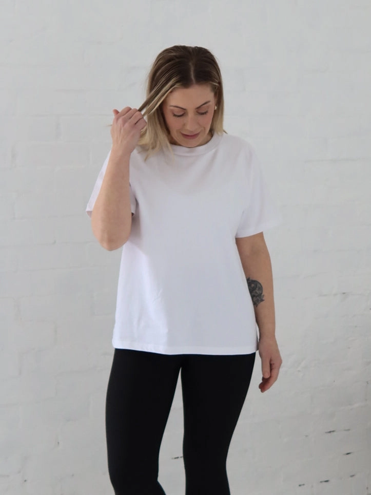 Breathable3DKnit Nellie Tee - White