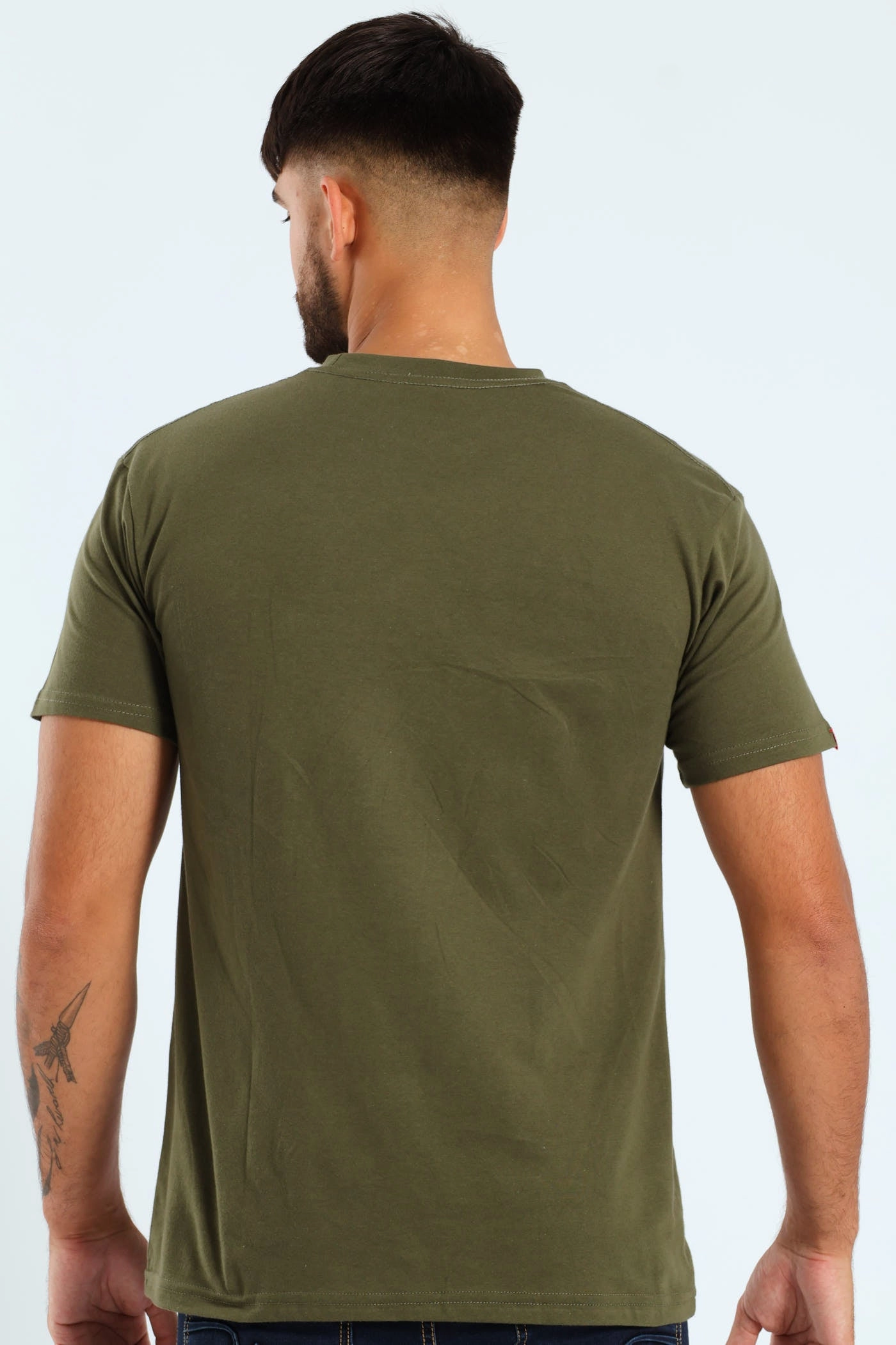 Never Out Tee - Olive Weekend Wardrobe Stretch Fabric Technology