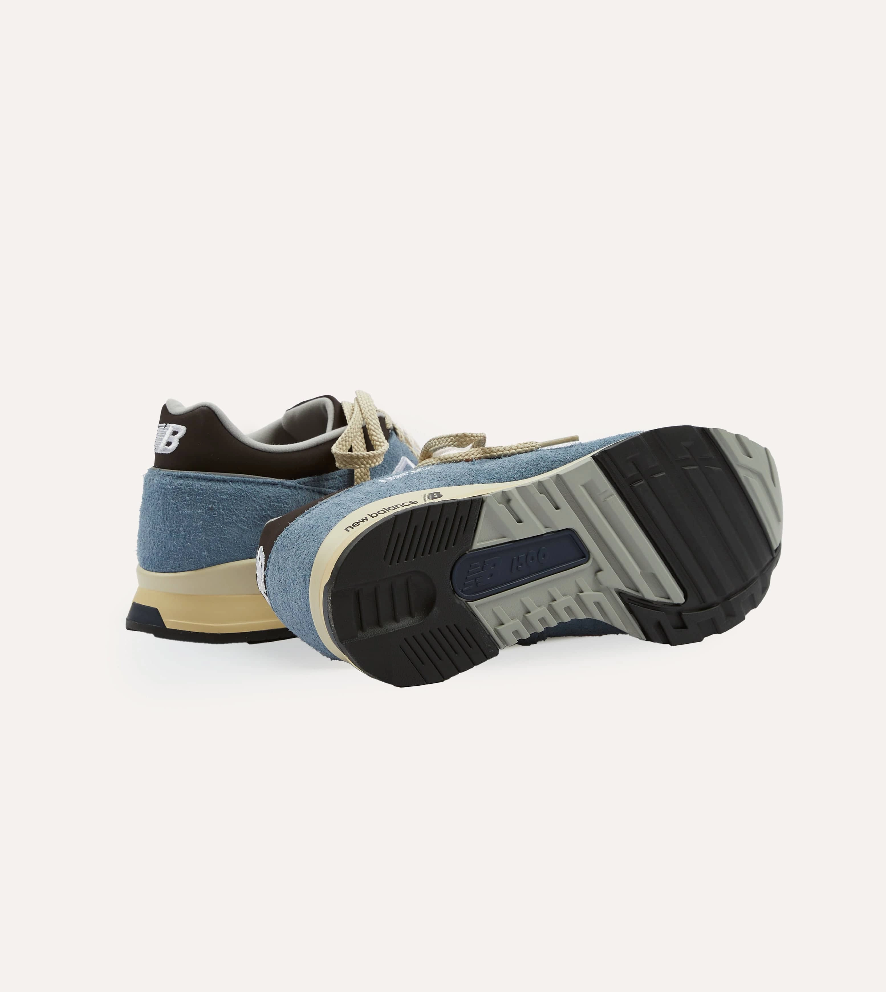 contemporary - style shoes triple - strap shoes New Balance Coffee Pop Blue Made in UK 1500 Trainers