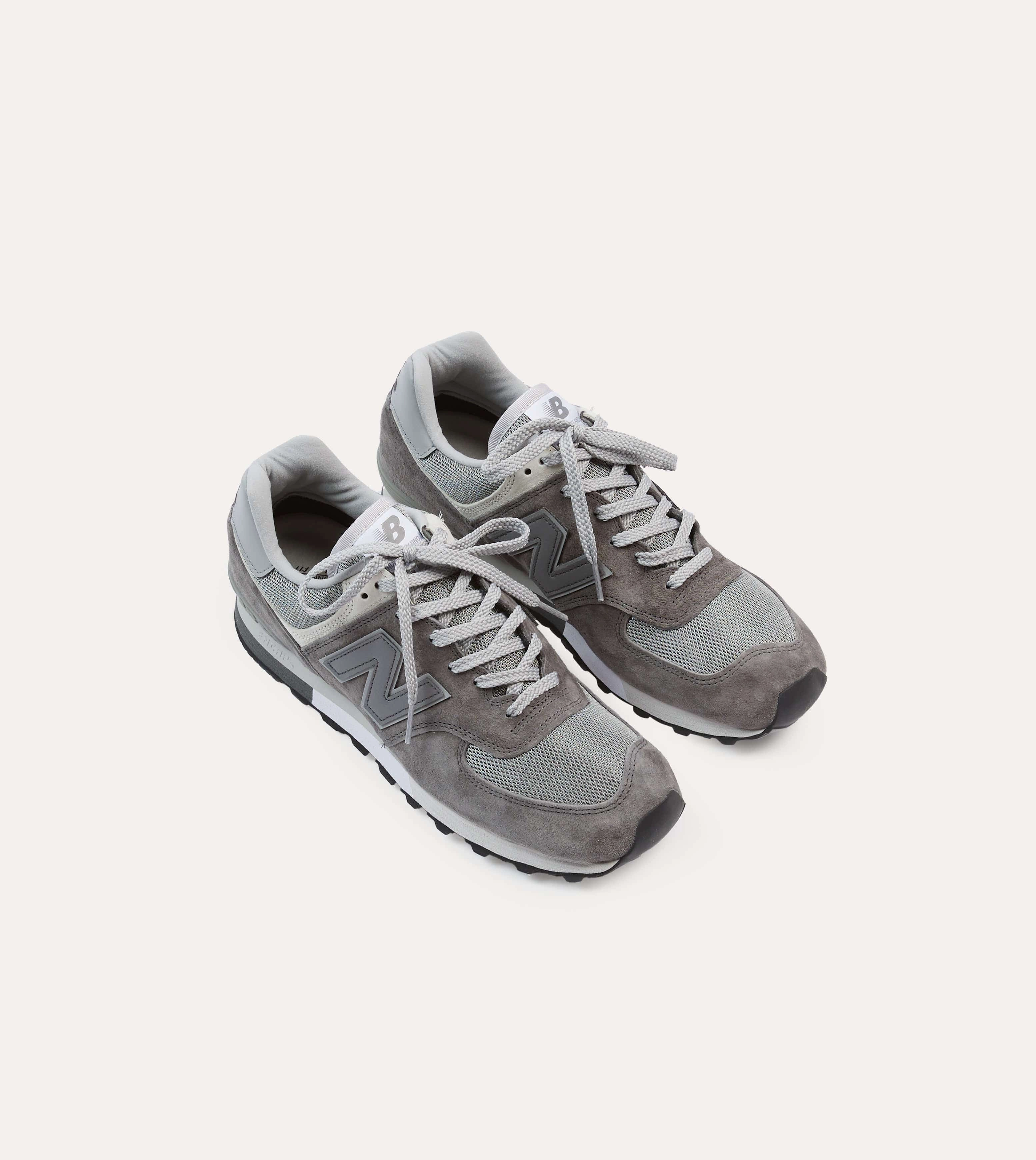 Supportive TPU Frame Countryside running New Balance Dark Gull Grey MADE in UK 576 Trainers