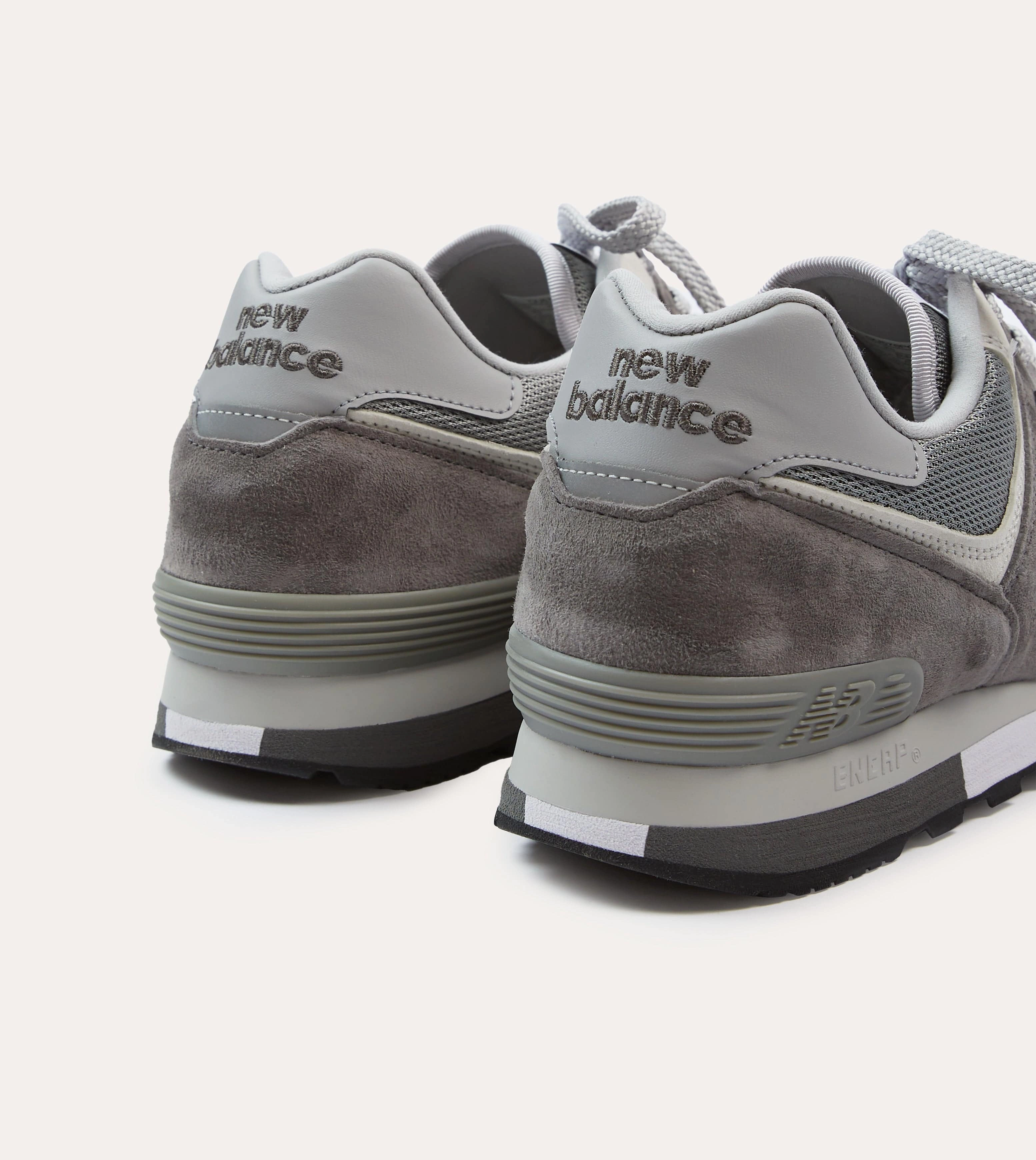 New Balance Dark Gull Grey MADE in UK 576 Trainers Rolling Motion System