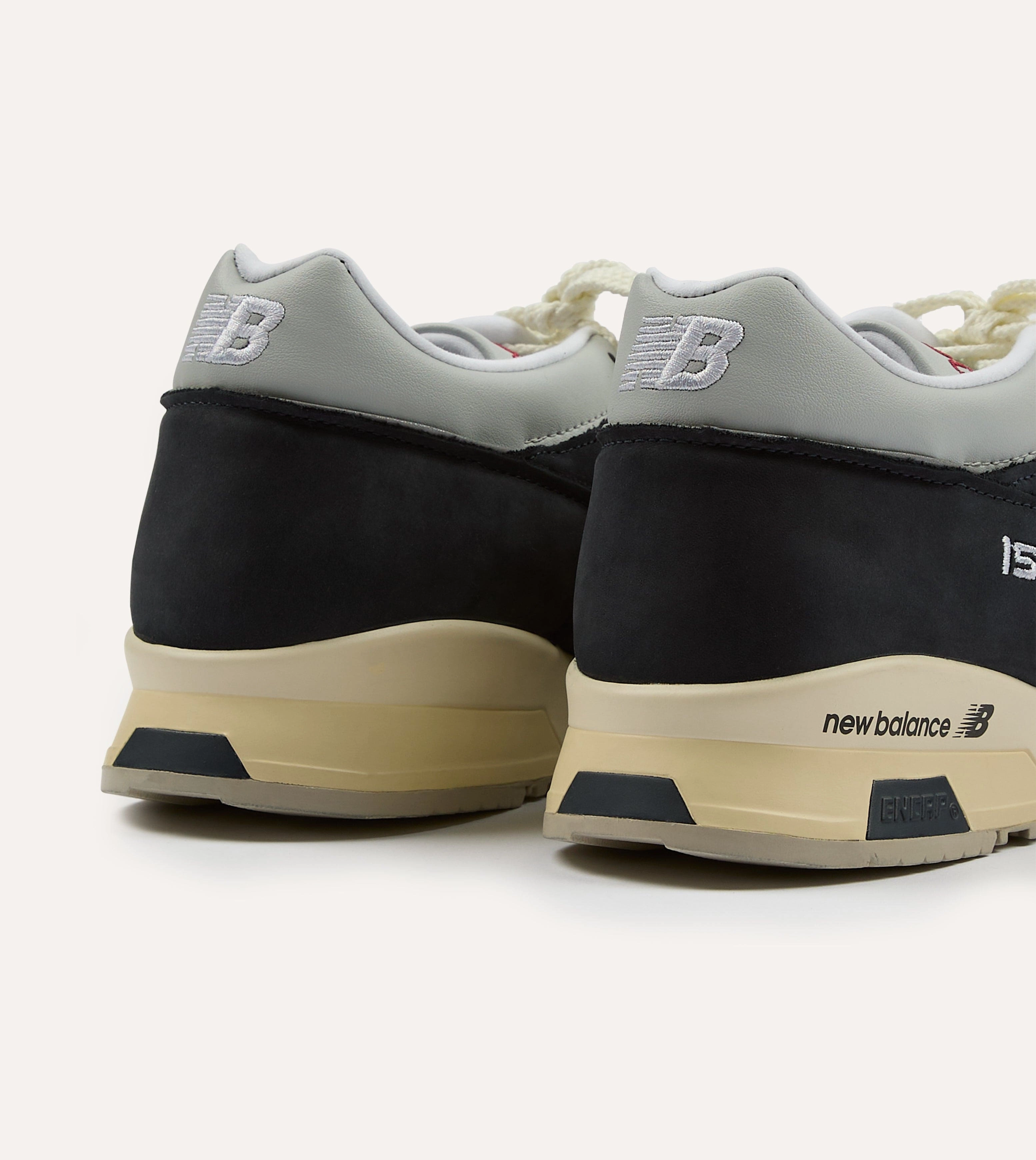 New Balance Navy Vintage Sport Made in UK 1500 Trainers running in a steppe area shoes Impact Dispersing Structure