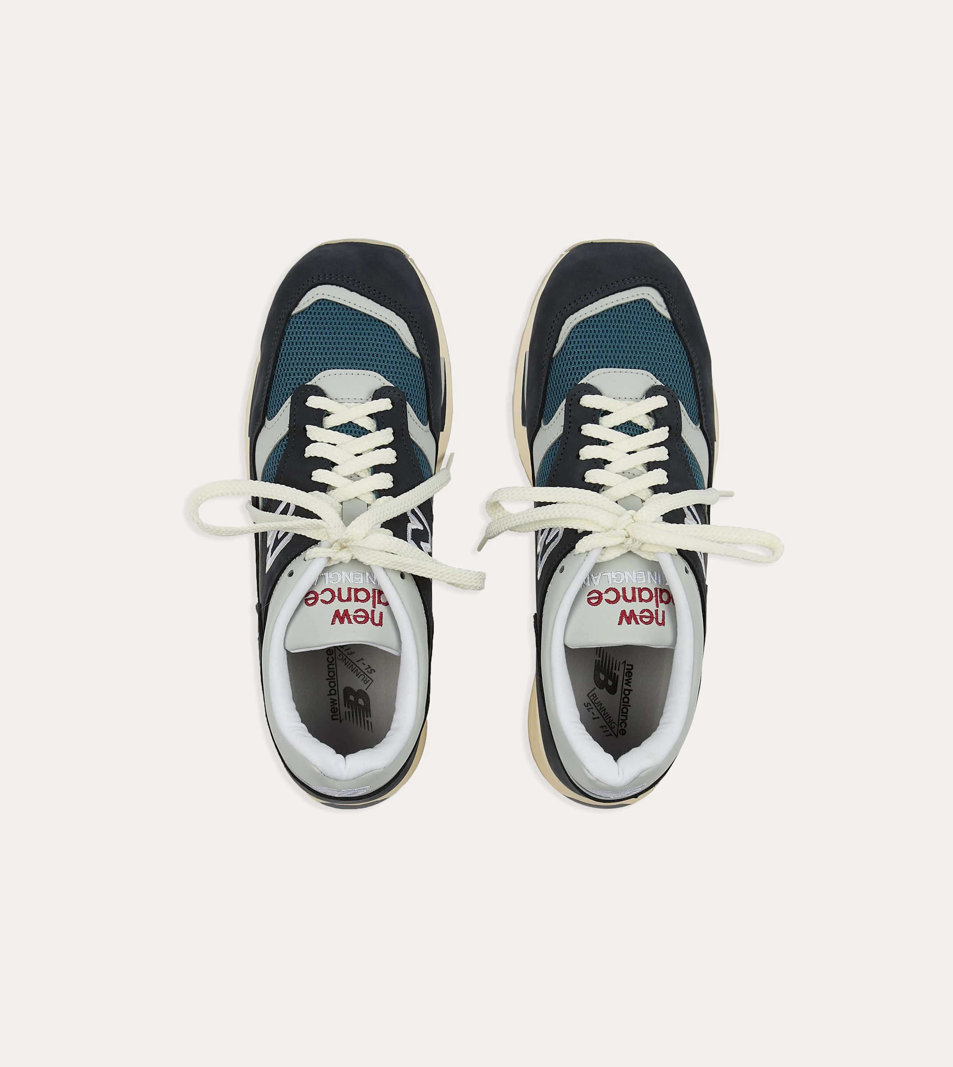 balance shoes New Balance Navy Vintage Sport Made in UK 1500 Trainers