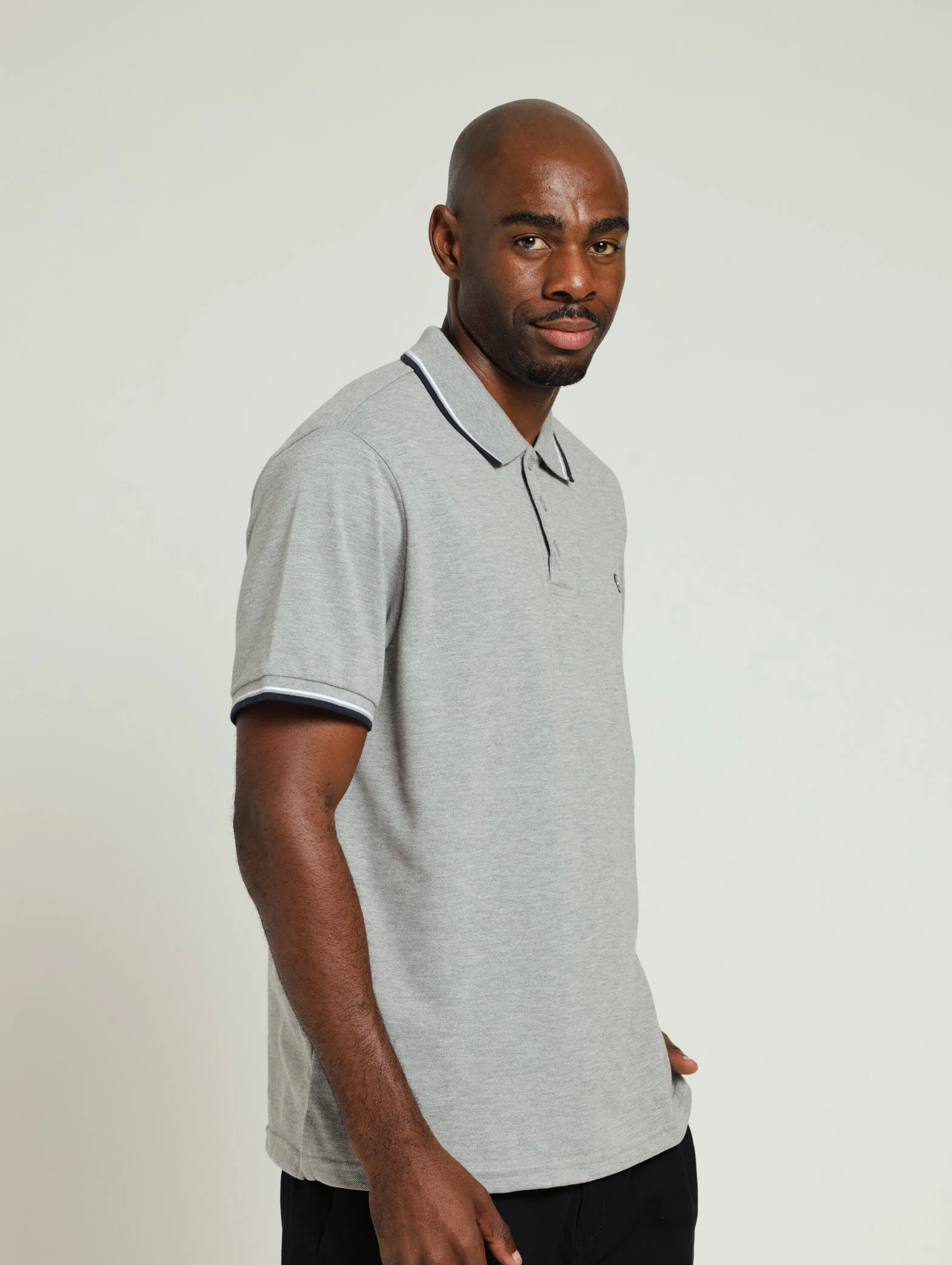 New Tipped Golfer - Grey Melange Fit For All Day Cycling endurance