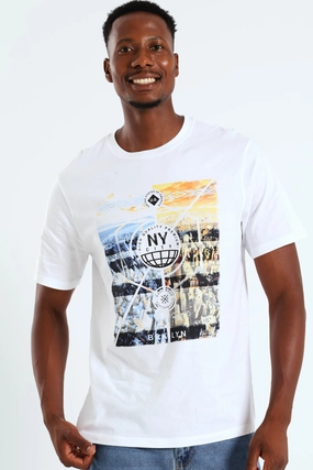 Outdoor Layer New York City Photo Tee - White
