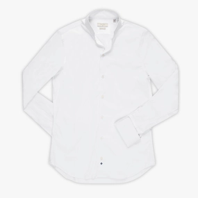 Wide Neck Opening Drop Shoulder Cut Nihel shirt in satin stretch