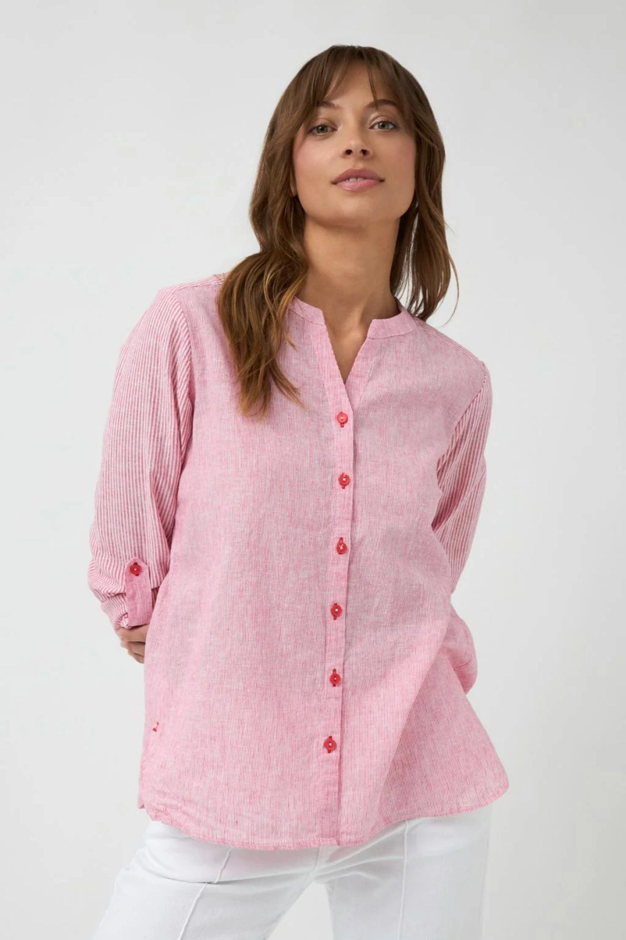 NOGALES STRIPE SHIRT Sophisticated Style Fashionable Pick