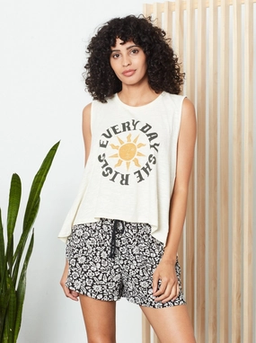 Every Day She Rises Tank OdorResistantFinish Thermal regulation