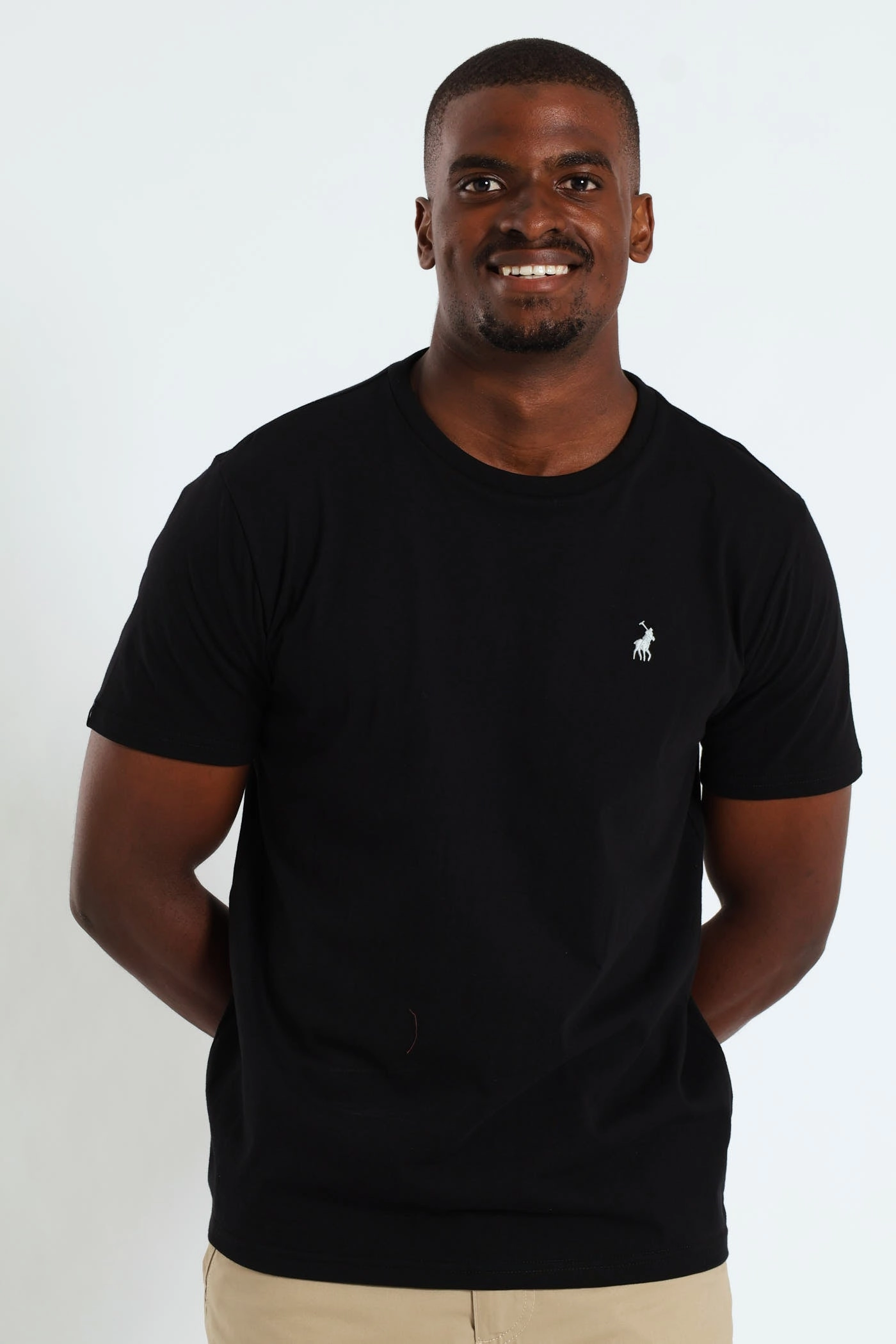 Lucus Tee - Black Fashion Top Soft Touch Texture