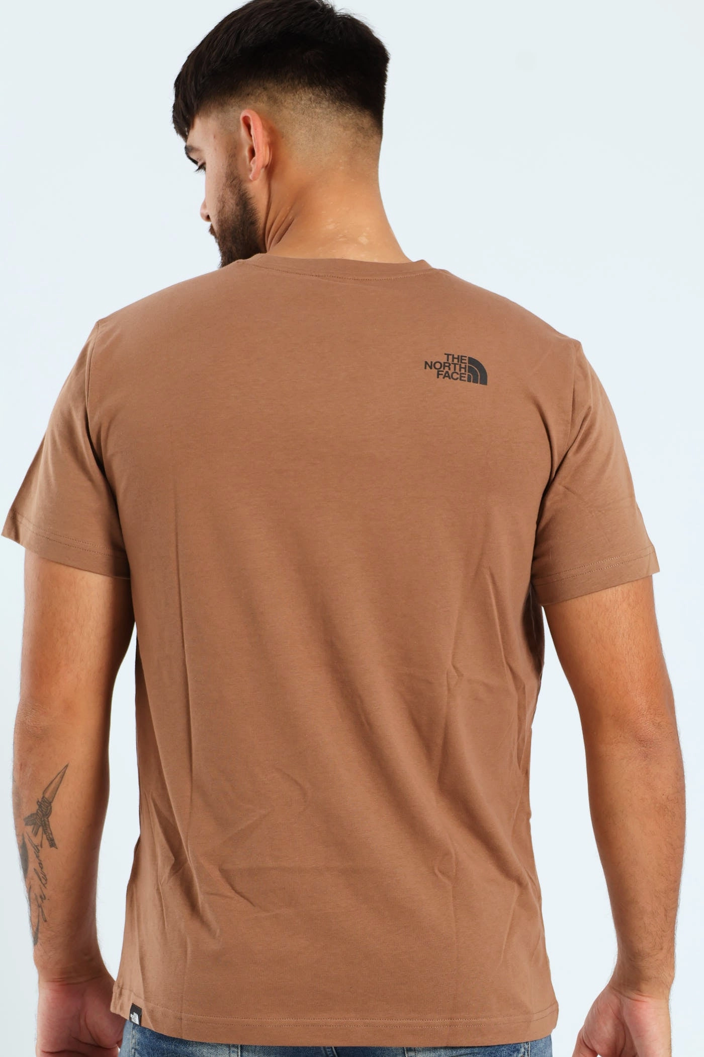 Short Sleeve Fine Tee - Sand Stretchable