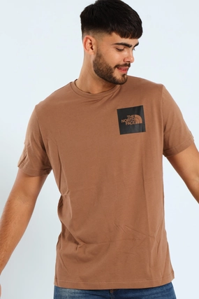 Short Sleeve Fine Tee - Sand warm weather Embroidered Details