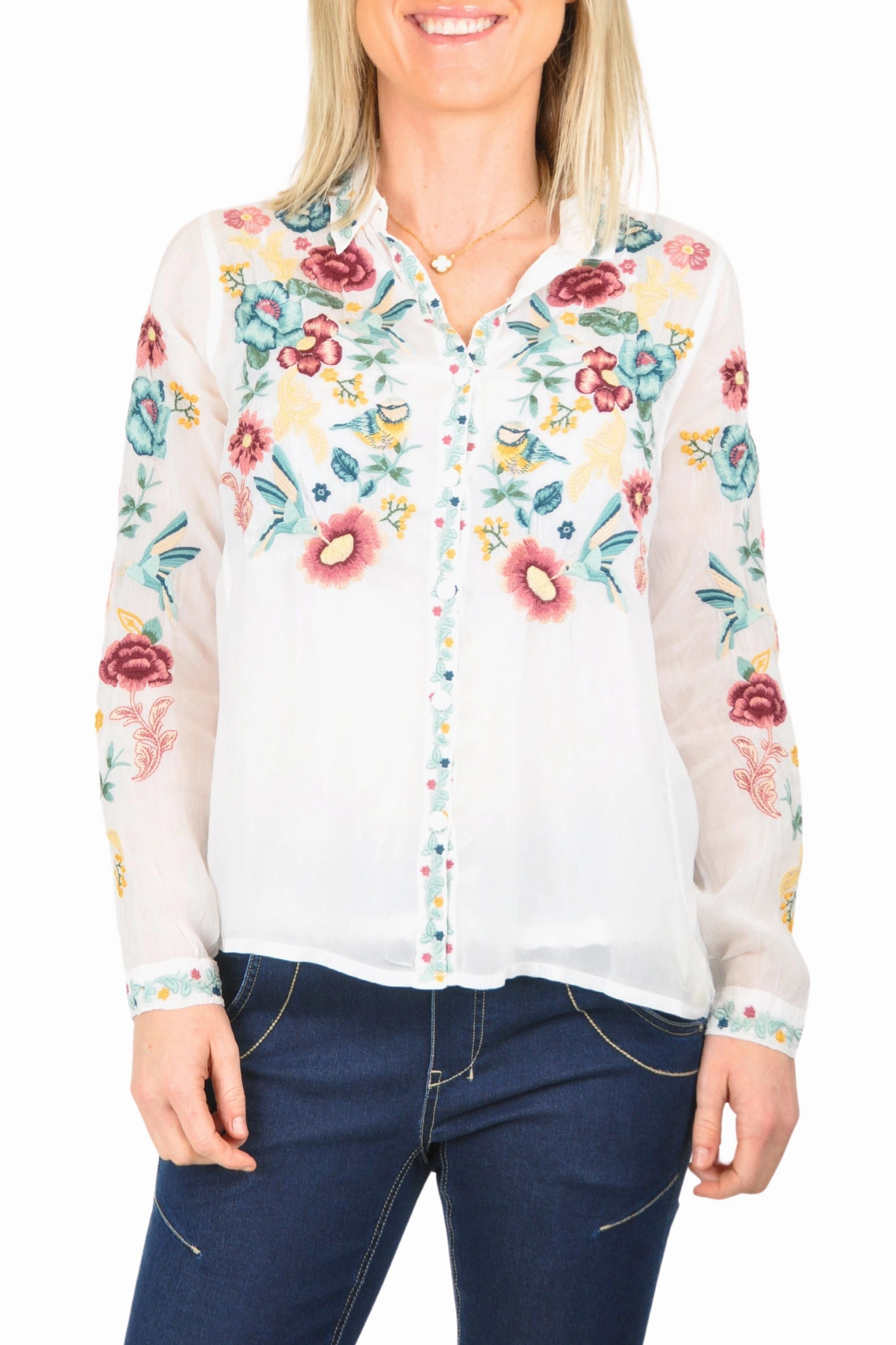 TIFFANY BLOUSE - C15924-6 SeamSealed Edges Rugged Style