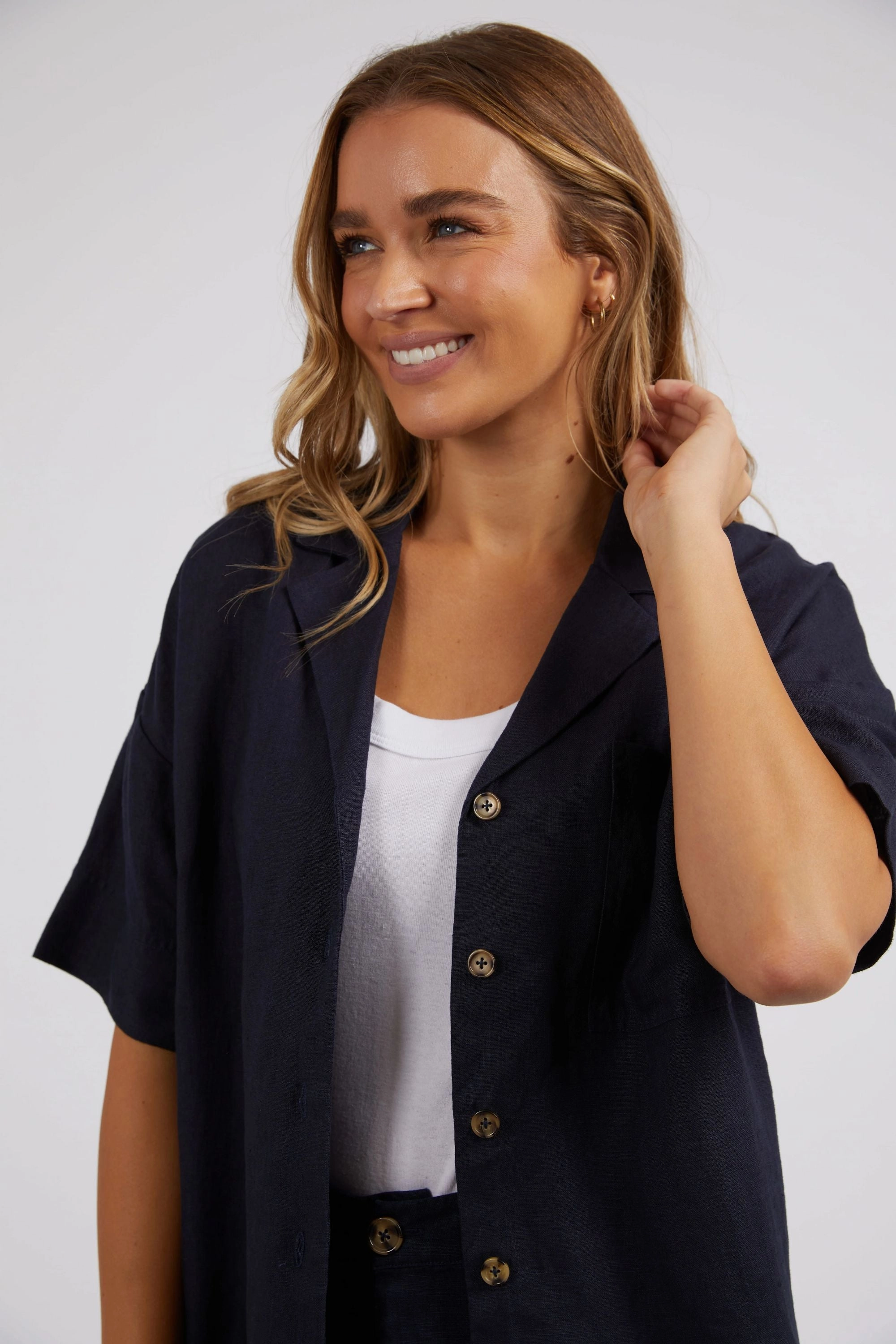 OAKLEIGH SHIRT - 5543006 Embroidered Detail Reinforced Buttonholes