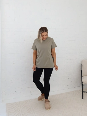 SublimatedPrint Jemima Tee - Eucalyptus