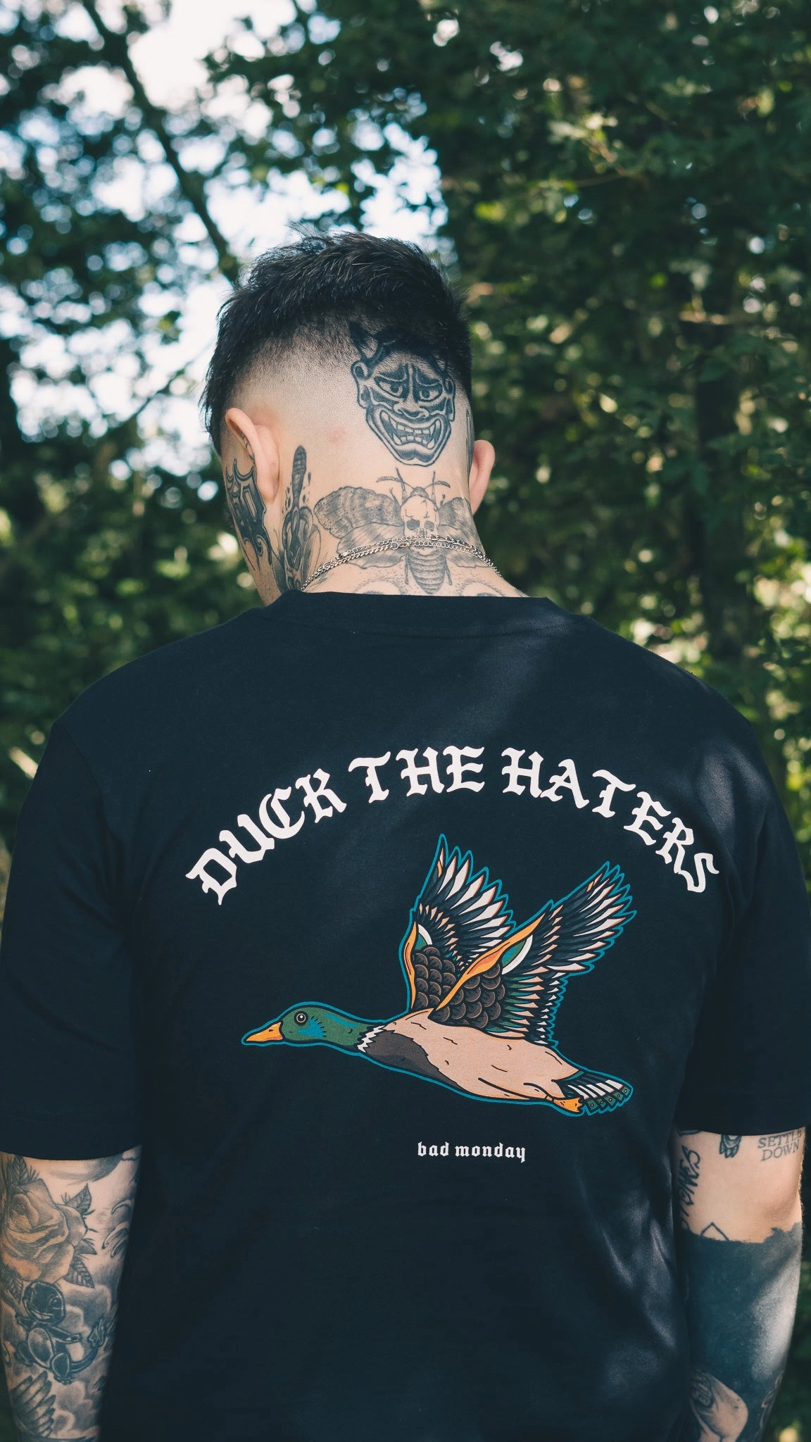Shrinkage Prevention Treatment Duck The Haters Tee / Back Print