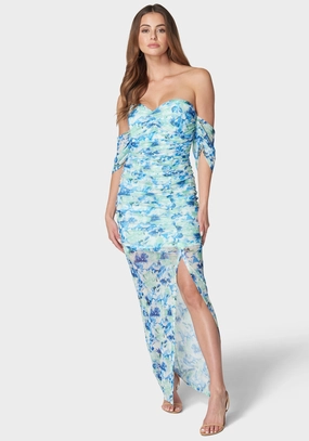 Perfect Wearable Off Shoulder Mesh Dress