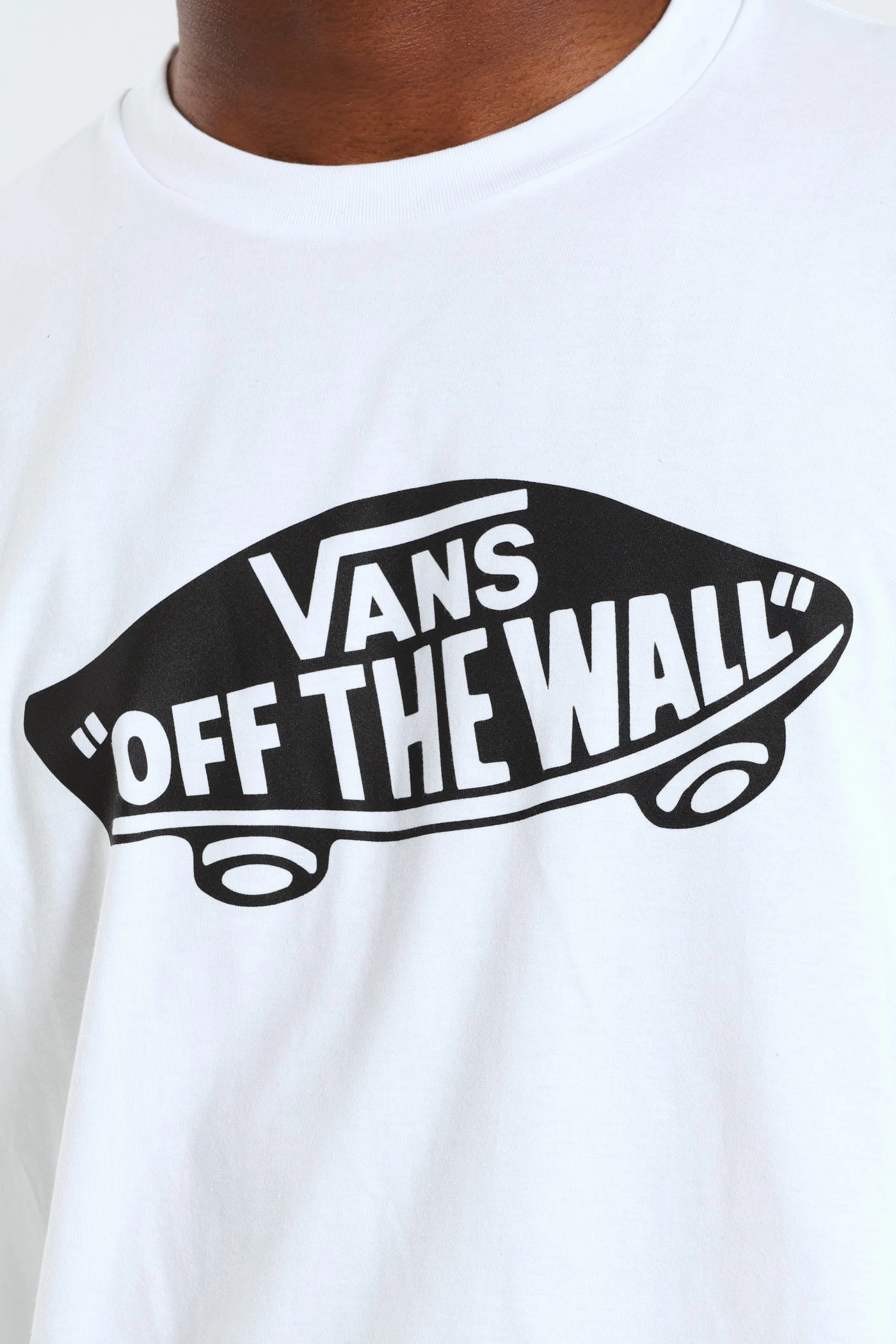 Style 76 White Tee - White Standard Body Fit suitable for all genders