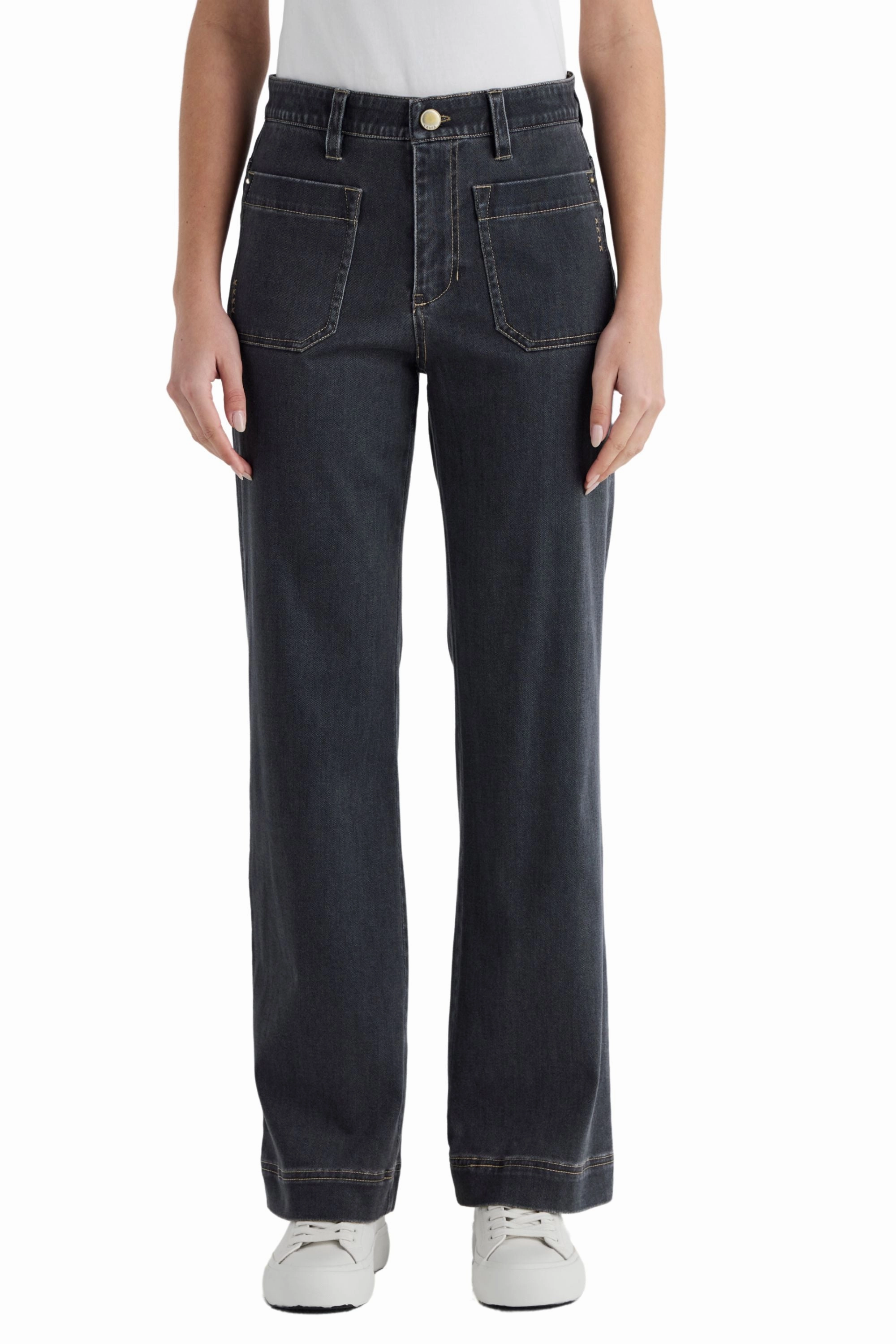 Morning Stroll Professional Wear Brunch Outfit CHROME JEAN - LA3764