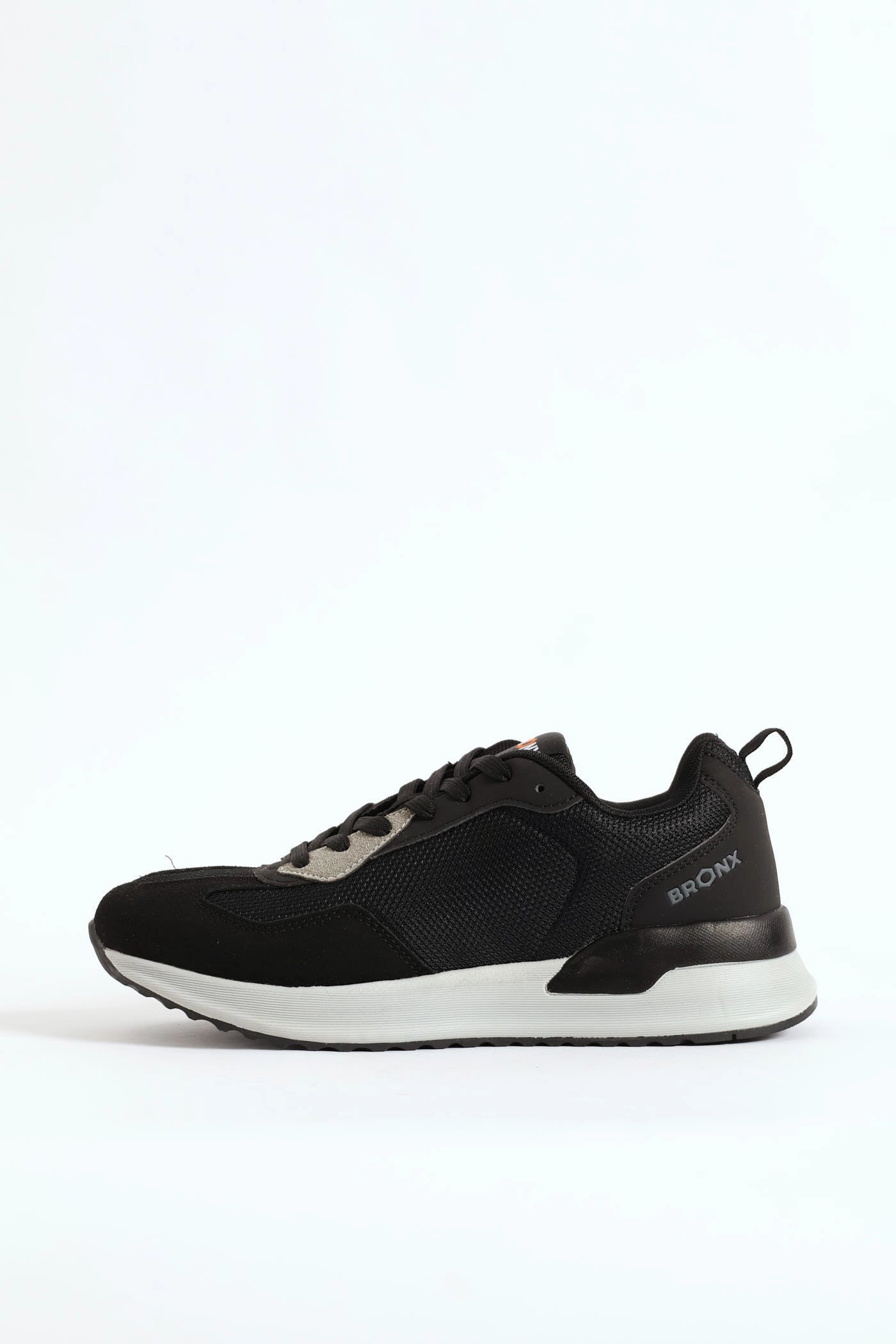 Oslo Lace Up Trainer - Black Hybrid Wear Sweat Wicking