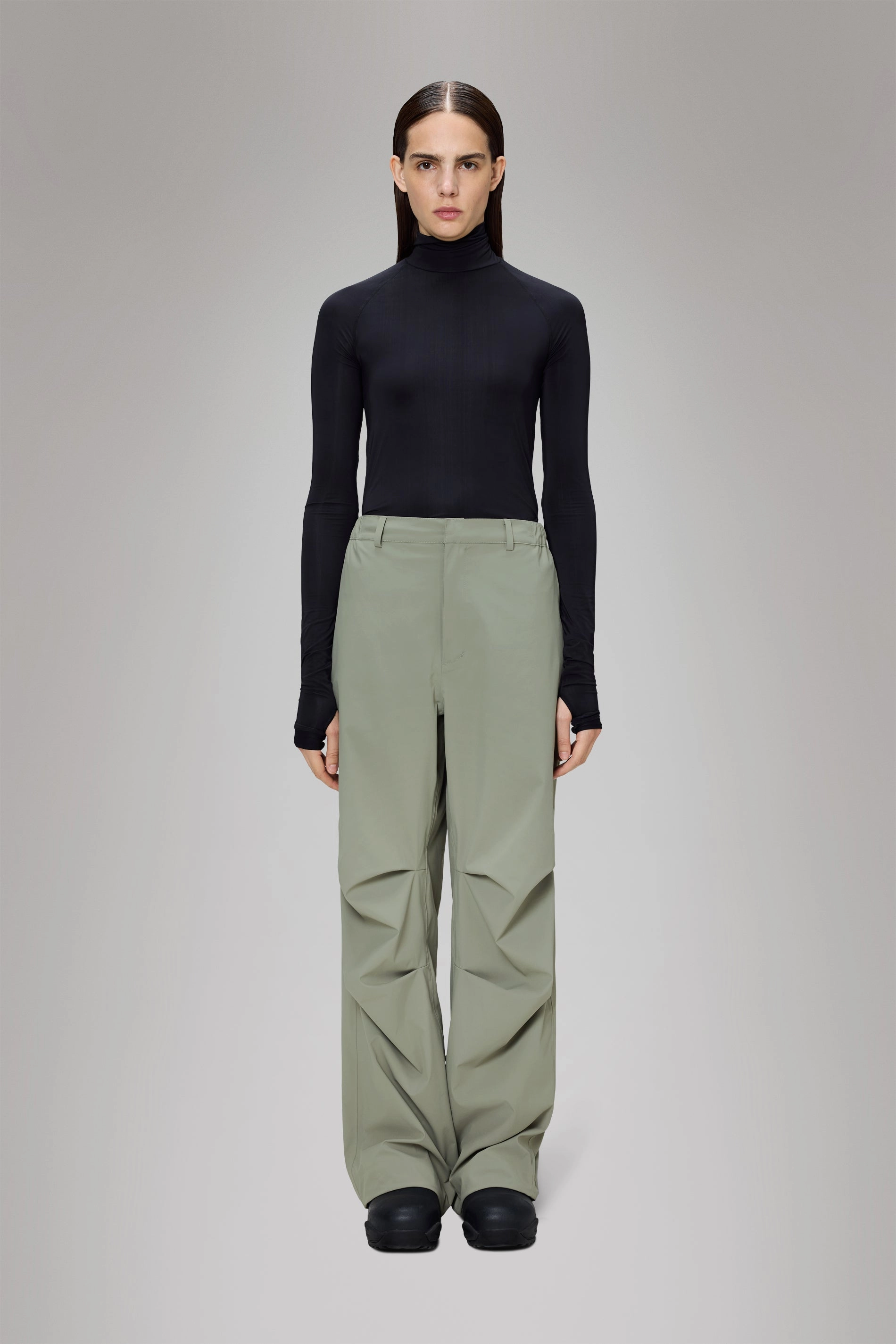 Stylish Cut Smooth Fit Lining Suva Hardshell Pants Wide