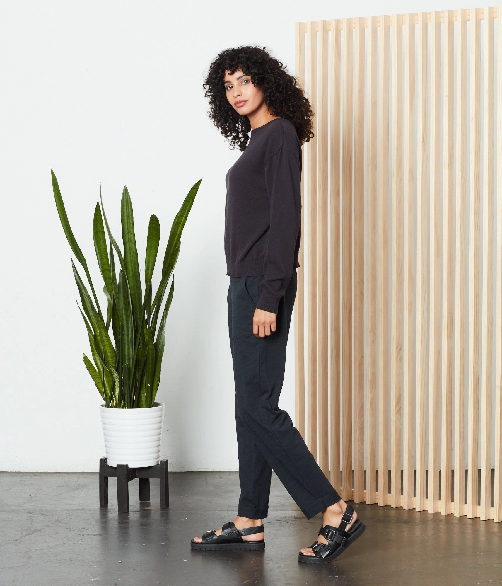 Palmer Sweater - Black Timeless Knit