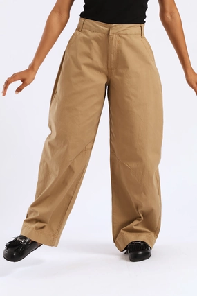 Panelled Balloon Pant - Caramel Flexible Cut